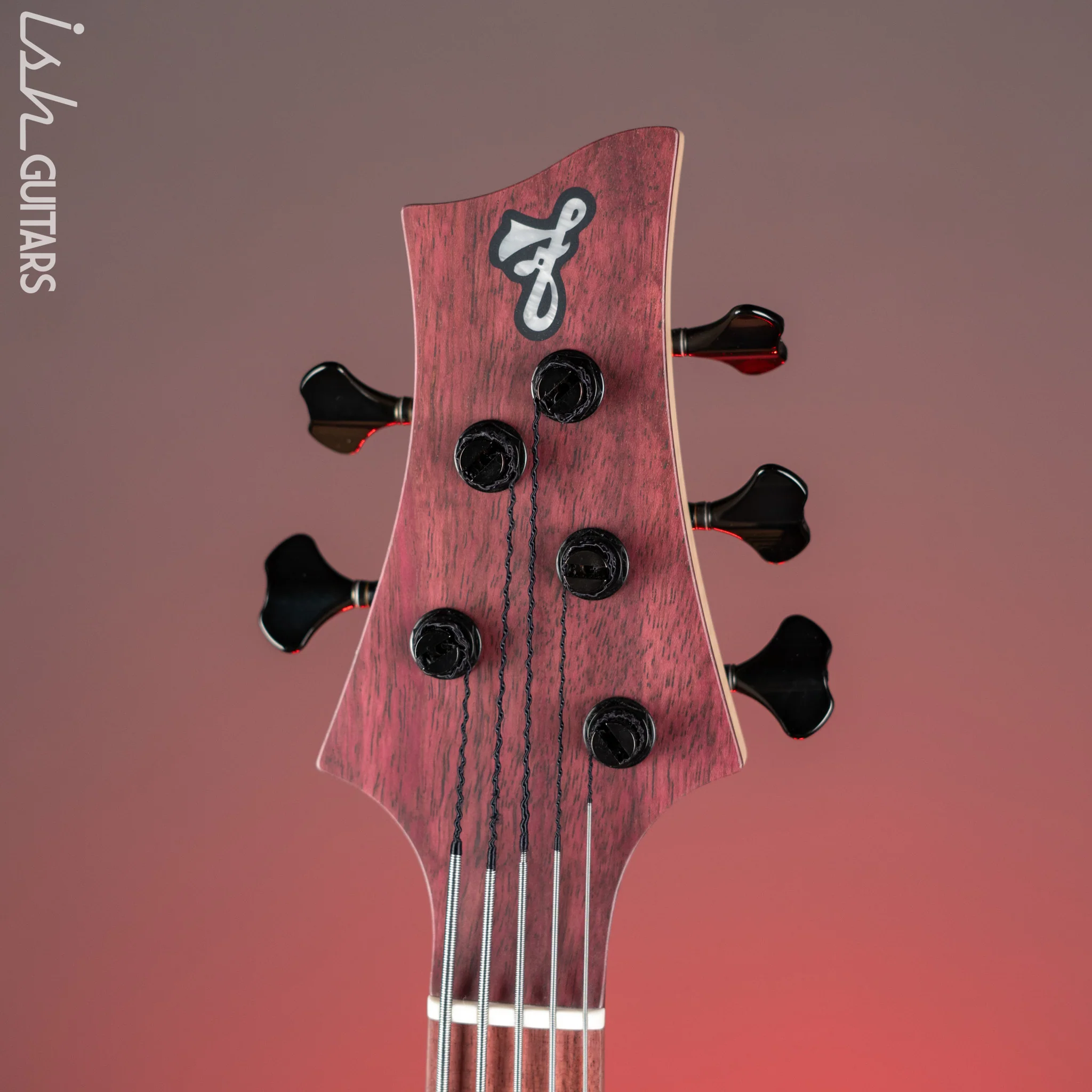 F Bass BN5 5-String Bass Natural Purpleheart - Image 5