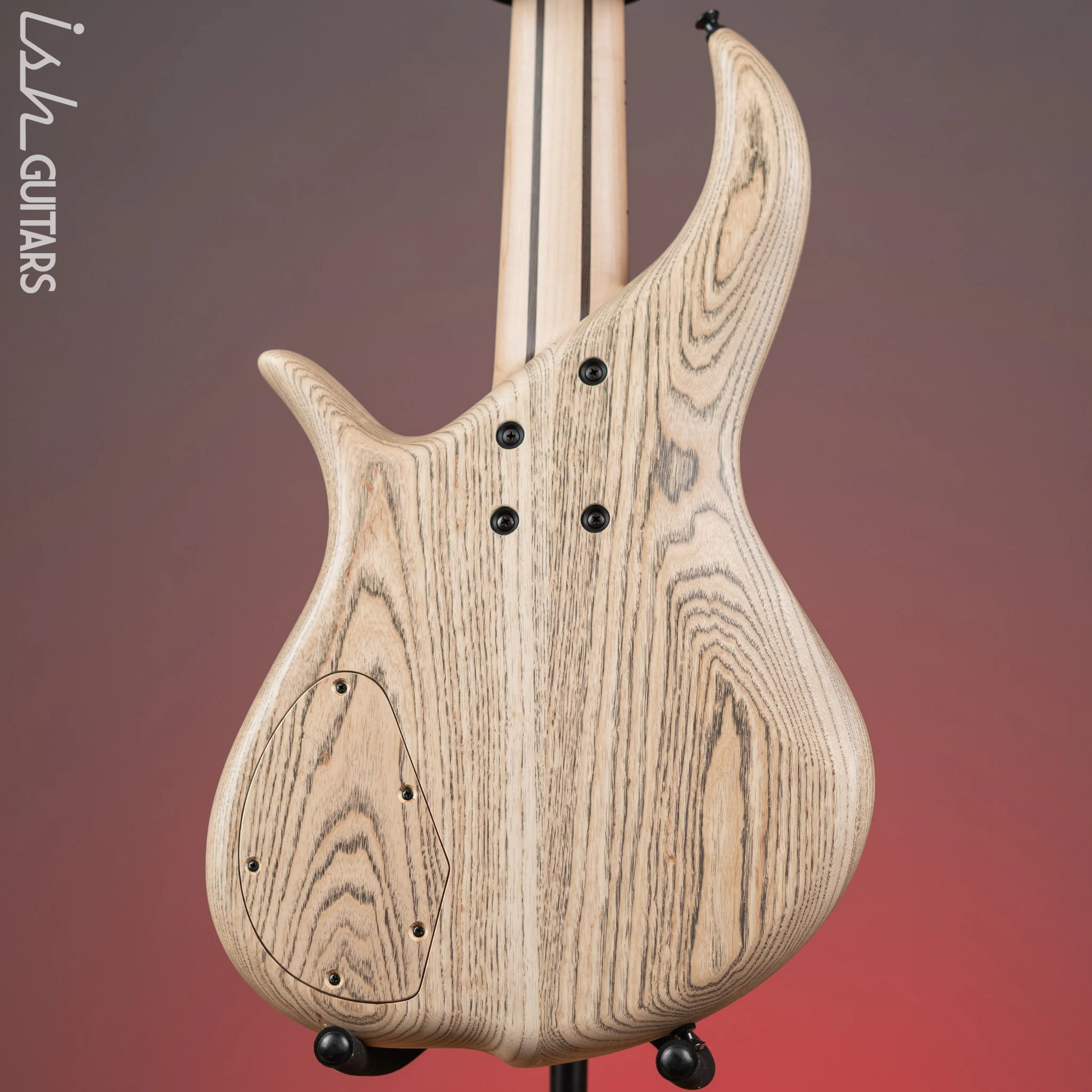 F Bass BN5 5-String Bass Natural Purpleheart - Image 7