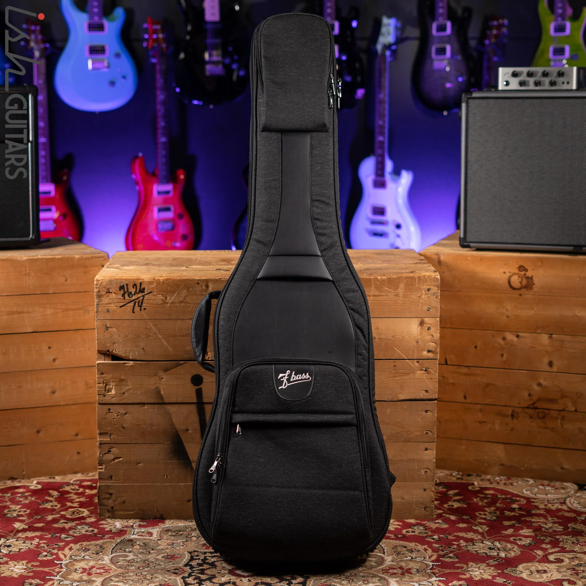 F Bass BN5 Burled Maple Dark Auburn Fade - Image 11