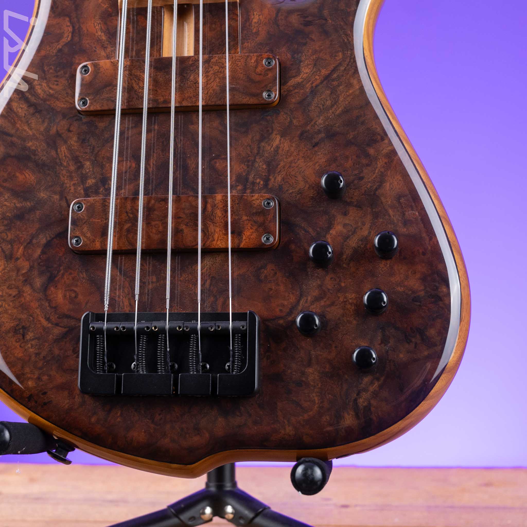 F Bass BN5 Burled Walnut - Image 4