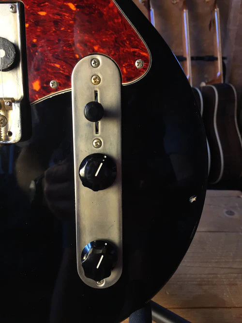 Fano Standard SP6 Bull Black Les Paul Jr Style USA Made Lightly Aged w Free Gig Bag - Image 5