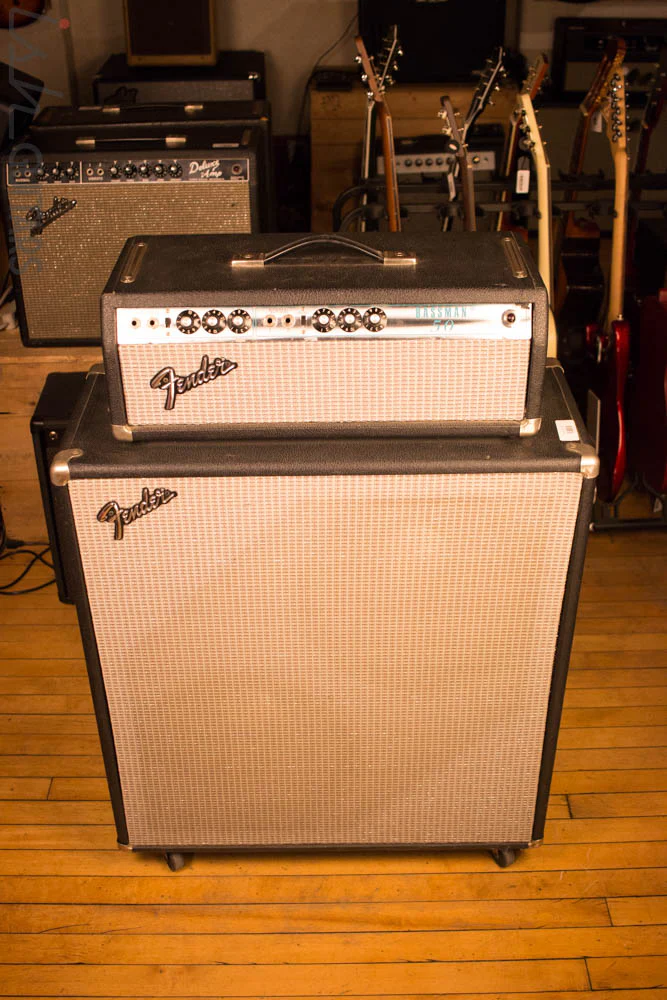 1970's Fender Bassman 50 Watt 15” JBL D140 Stack - Image 2