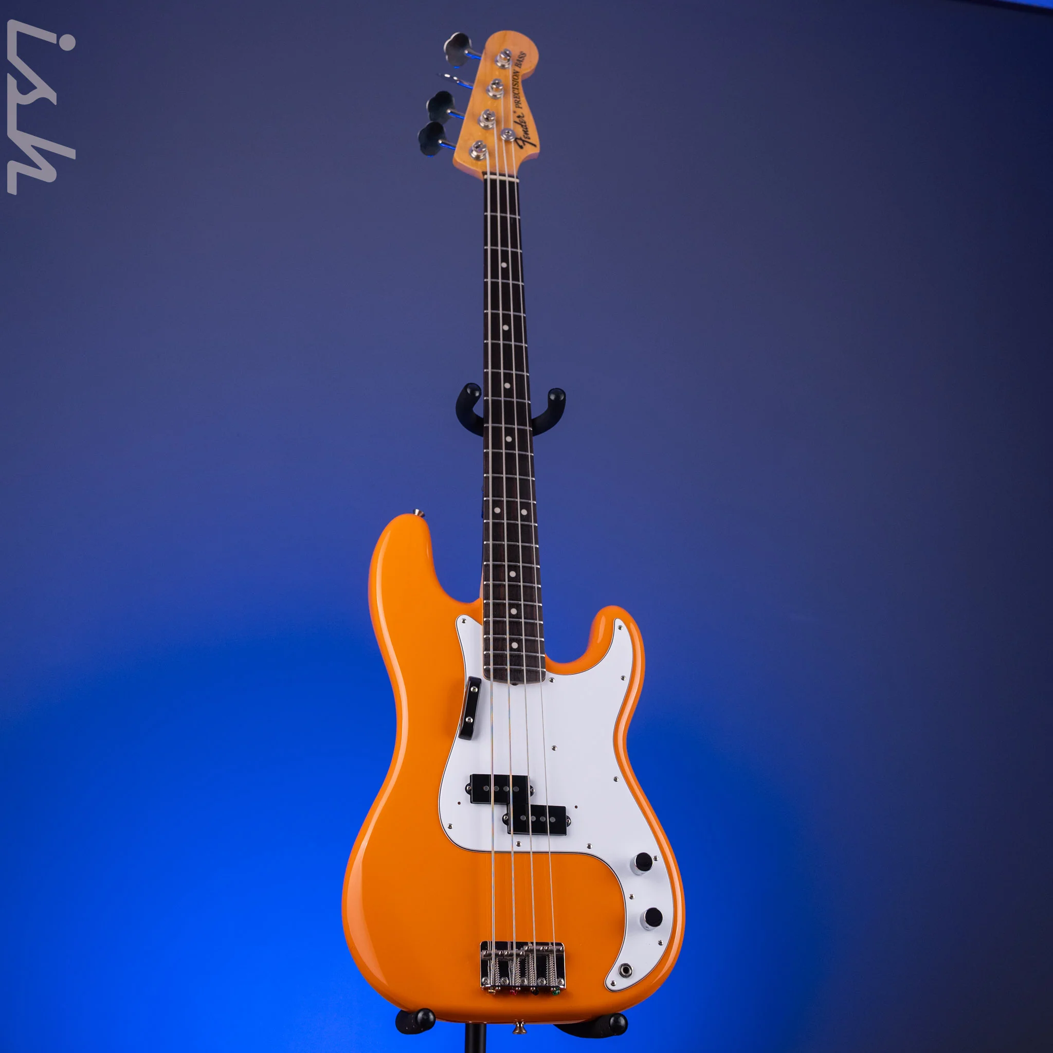 2004 Fender MIJ Capri Orange Precision Bass - Image 2