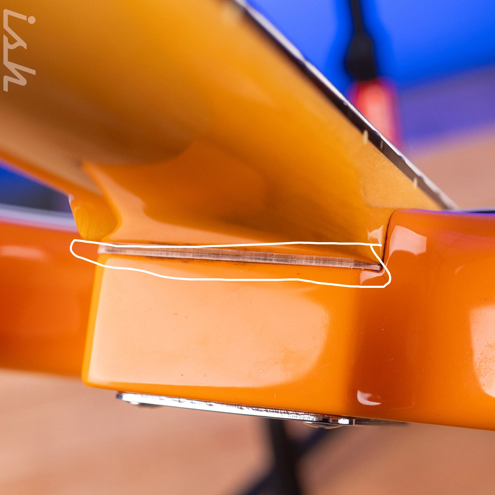 2004 Fender MIJ Capri Orange Precision Bass - Image 9