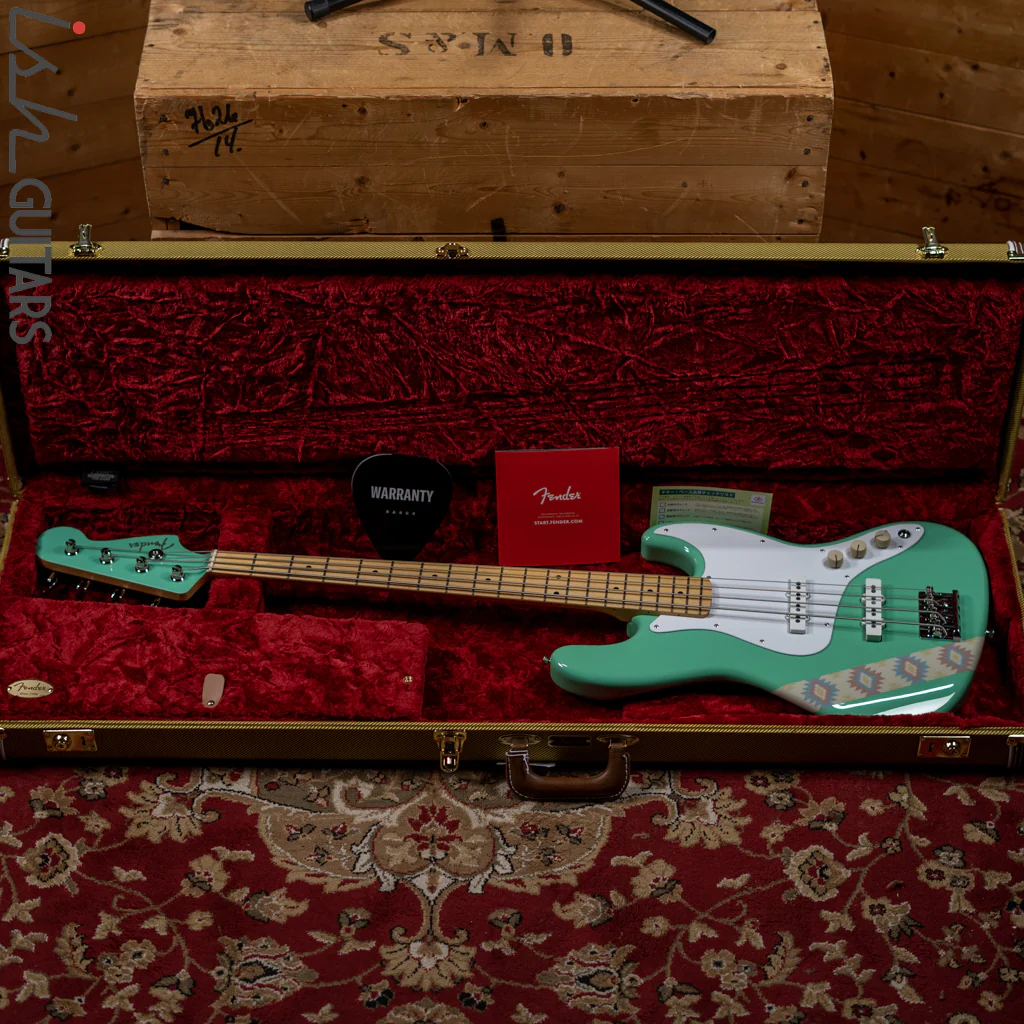 Fender Silent Siren Jazz Bass MIJ Surf Green - Image 11