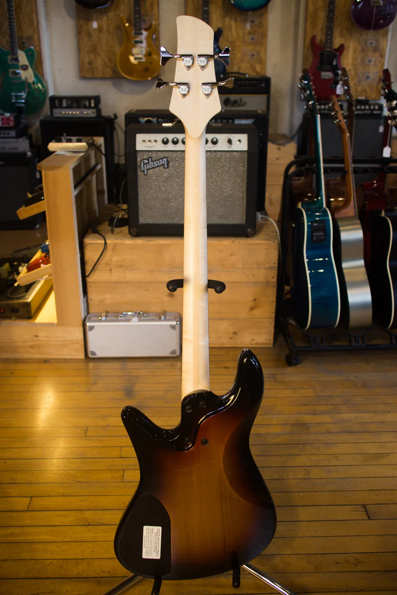 Fodera Emperor-J Classic Vintage Sunburst, Custom 70's Spacing with Alder and Rosewood - Image 6