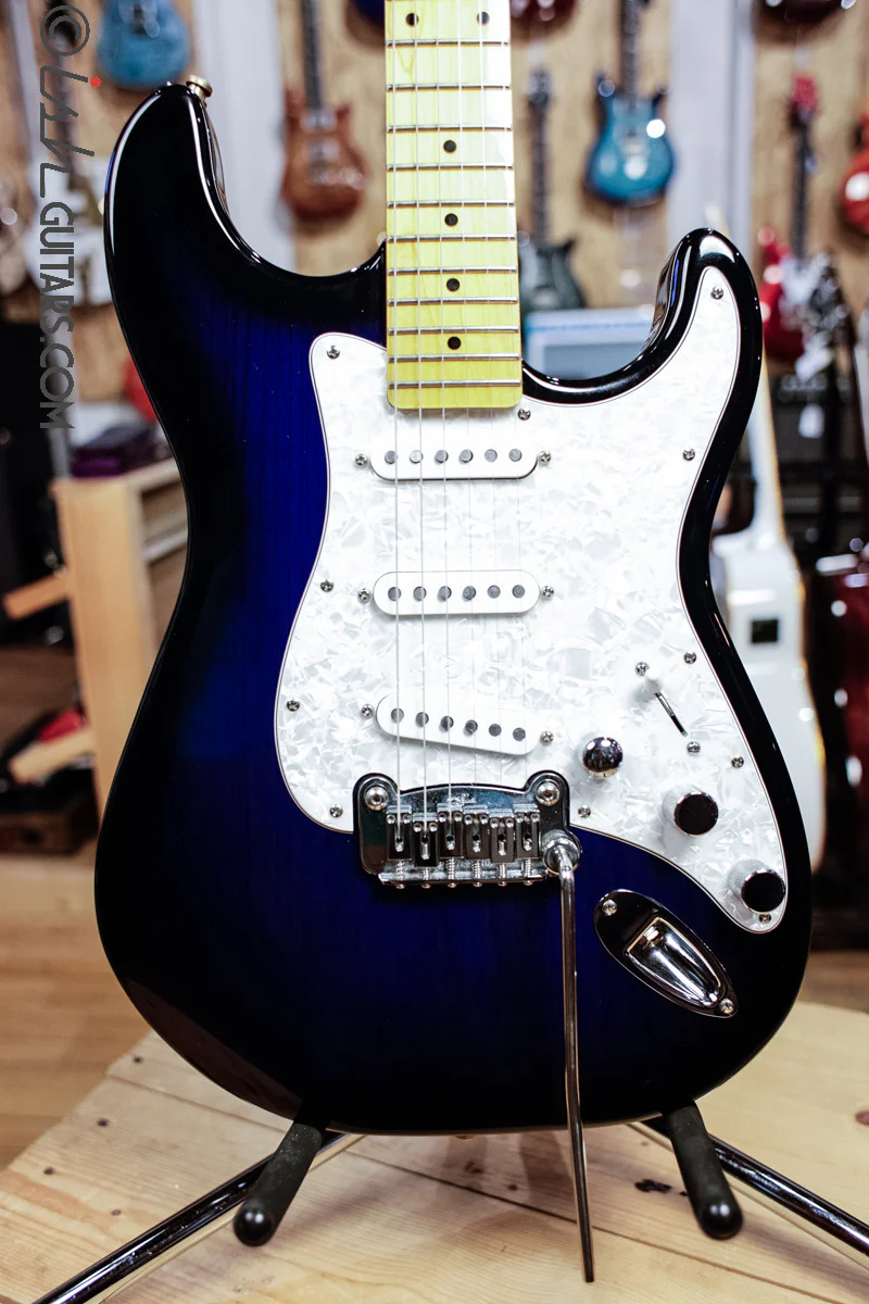 G&L Legacy Tribute Blue Upgraded Pickups and Tuners and Case!