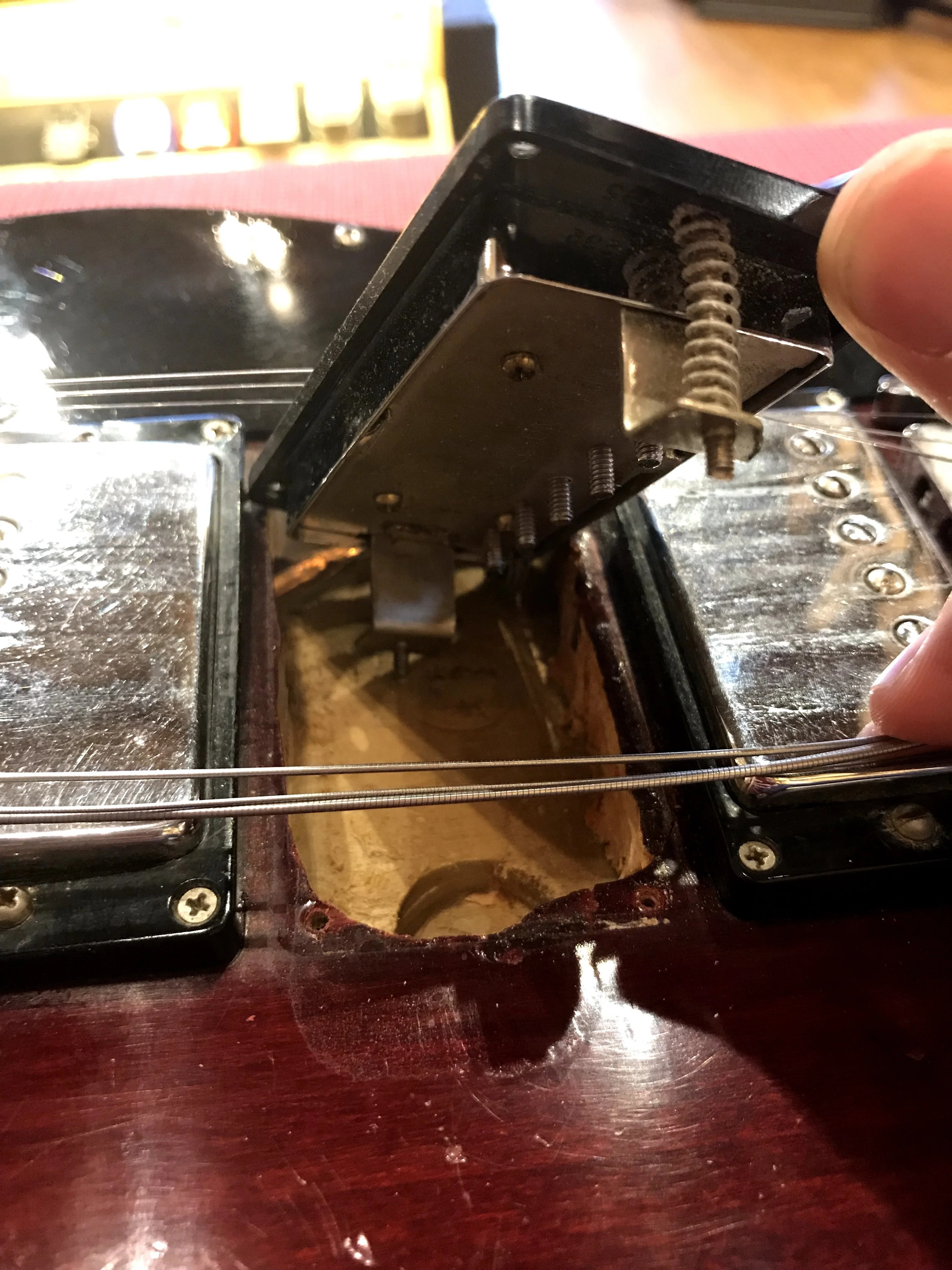 1970 Gibson SG I Modified like Custom 3 Humbucker - Image 10