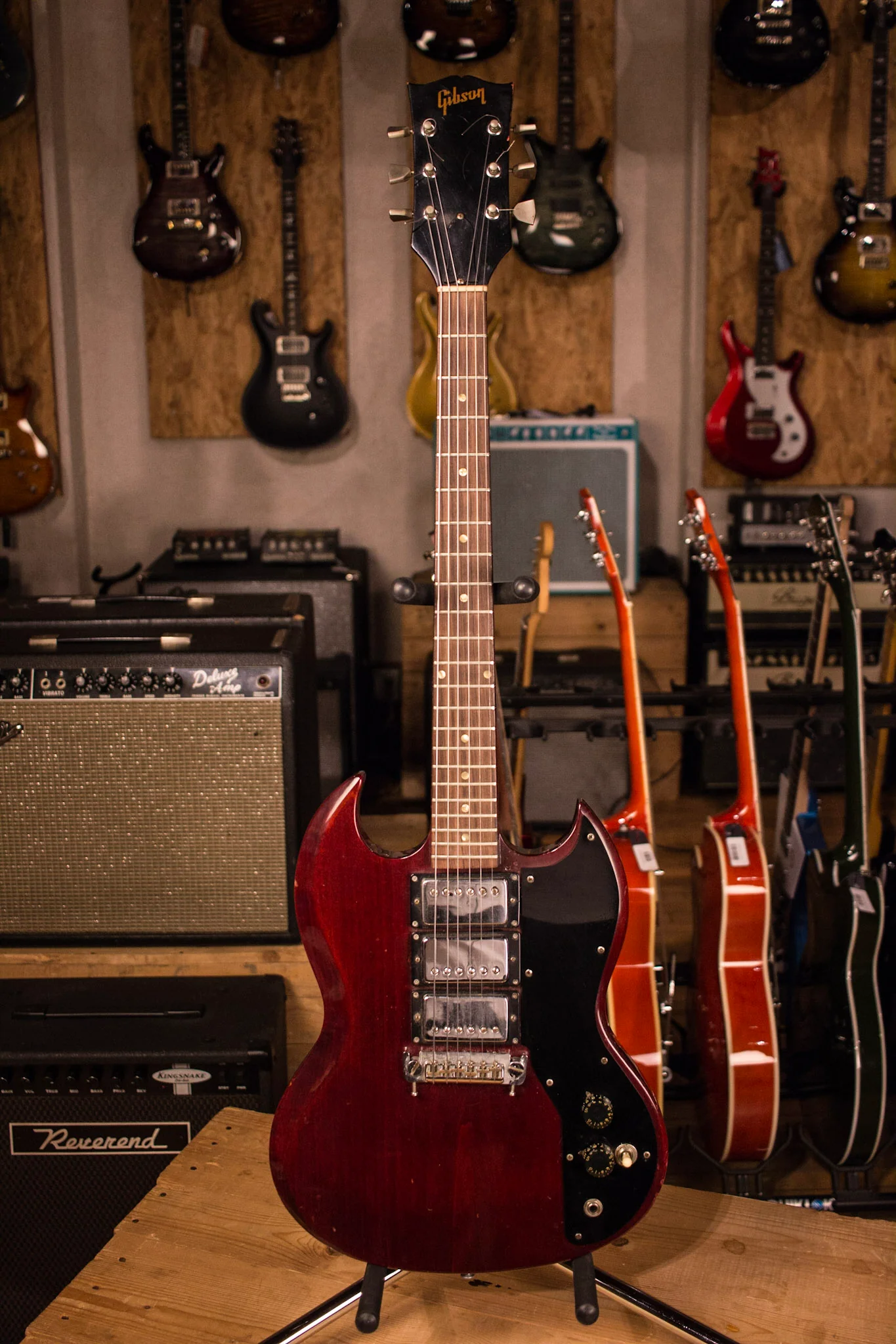 1970 Gibson SG I Modified like Custom 3 Humbucker - Image 2