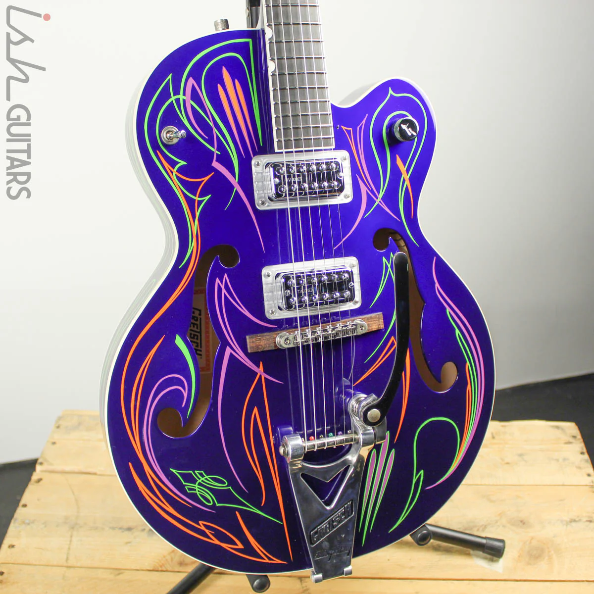 2011 Gretsch Brian Setzer Hot Rod Purple Pinstripe
