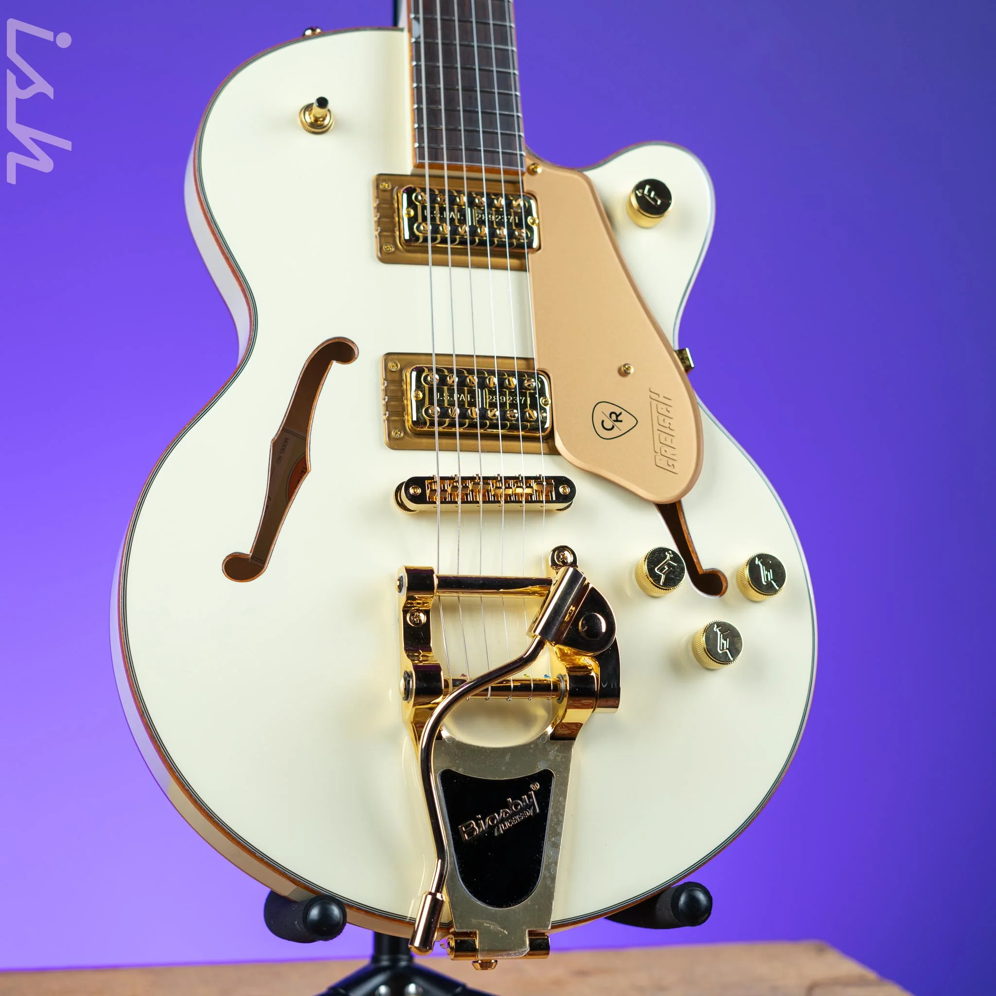 Gretsch Electromatic Chris Rocha Broadkaster Jr. Center Block Vintage White
