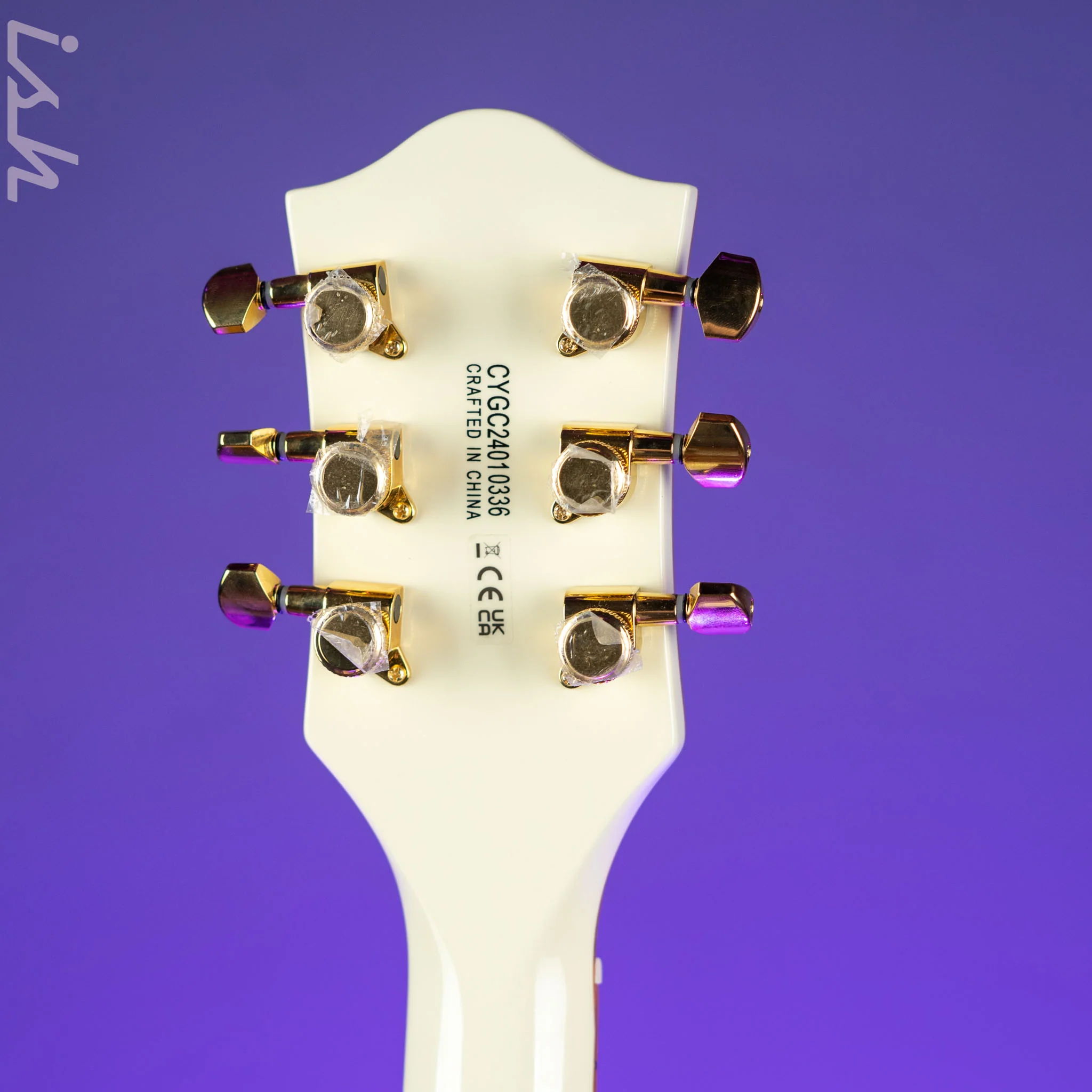 Gretsch Electromatic Chris Rocha Broadkaster Jr. Center Block Vintage White - Image 10