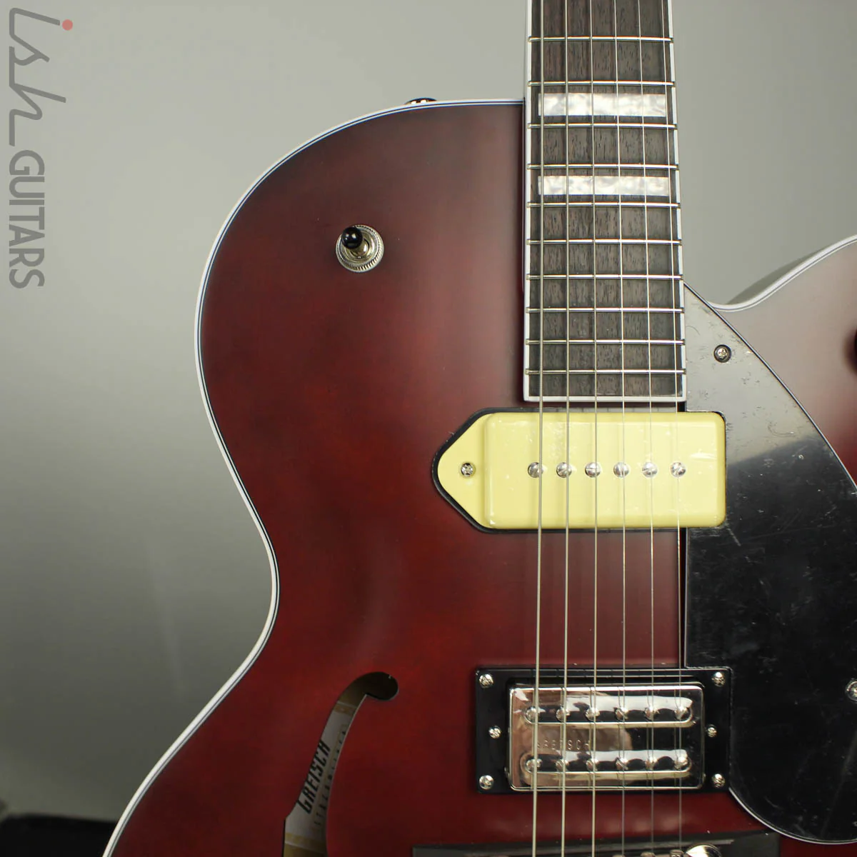 Gretsch G2420T-P90 Limited Edition Streamliner Hollow Body w/ Bigsby Midnight Wine Satin - Image 3