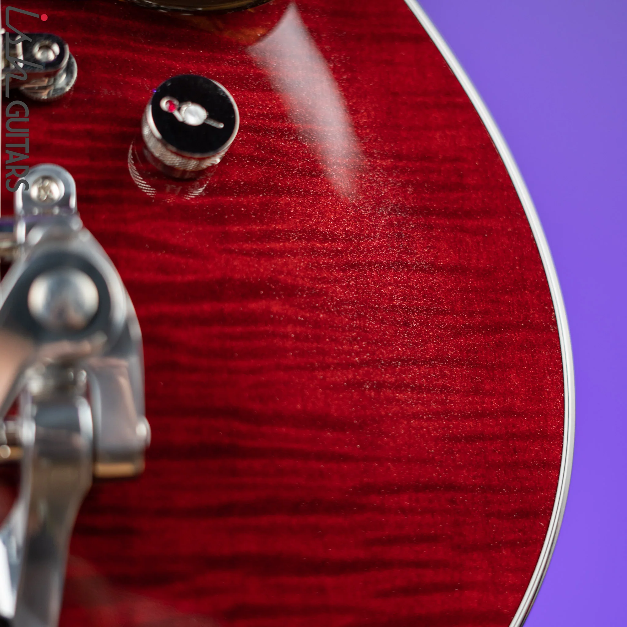 Gretsch G6134TFM Nigel Hendroff Signature Penguin Dark Cherry Demo - Image 5