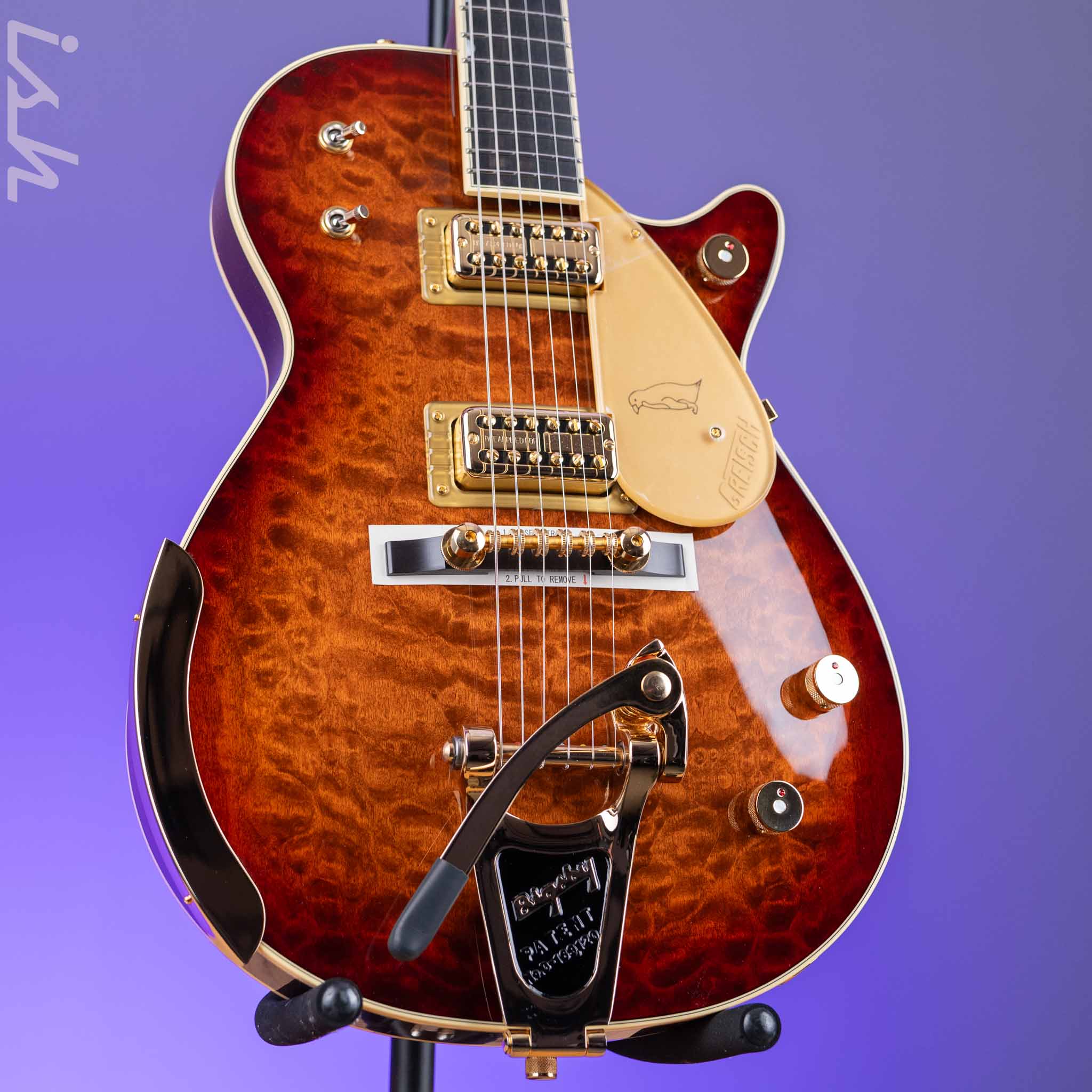 Gretsch G6134TGQM-59 Limited Edition Penguin Forge Glow Demo