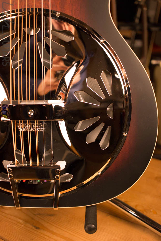 Gretsch G9220 Bobtail Resonator Guitar Mahogany Body Rosewood Fingerboard - Image 4