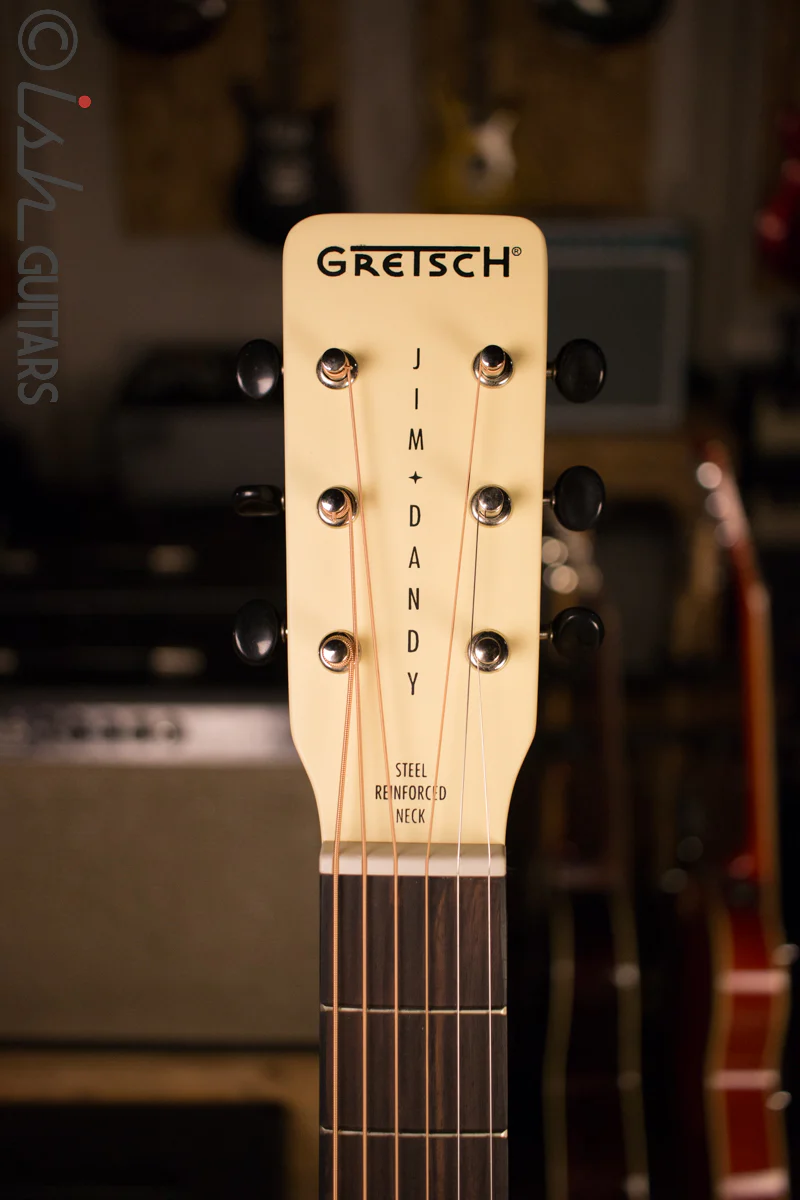 Gretsch Jim Dandy G9500 Limited Edition Vintage White Parlor Acoustic - Image 5