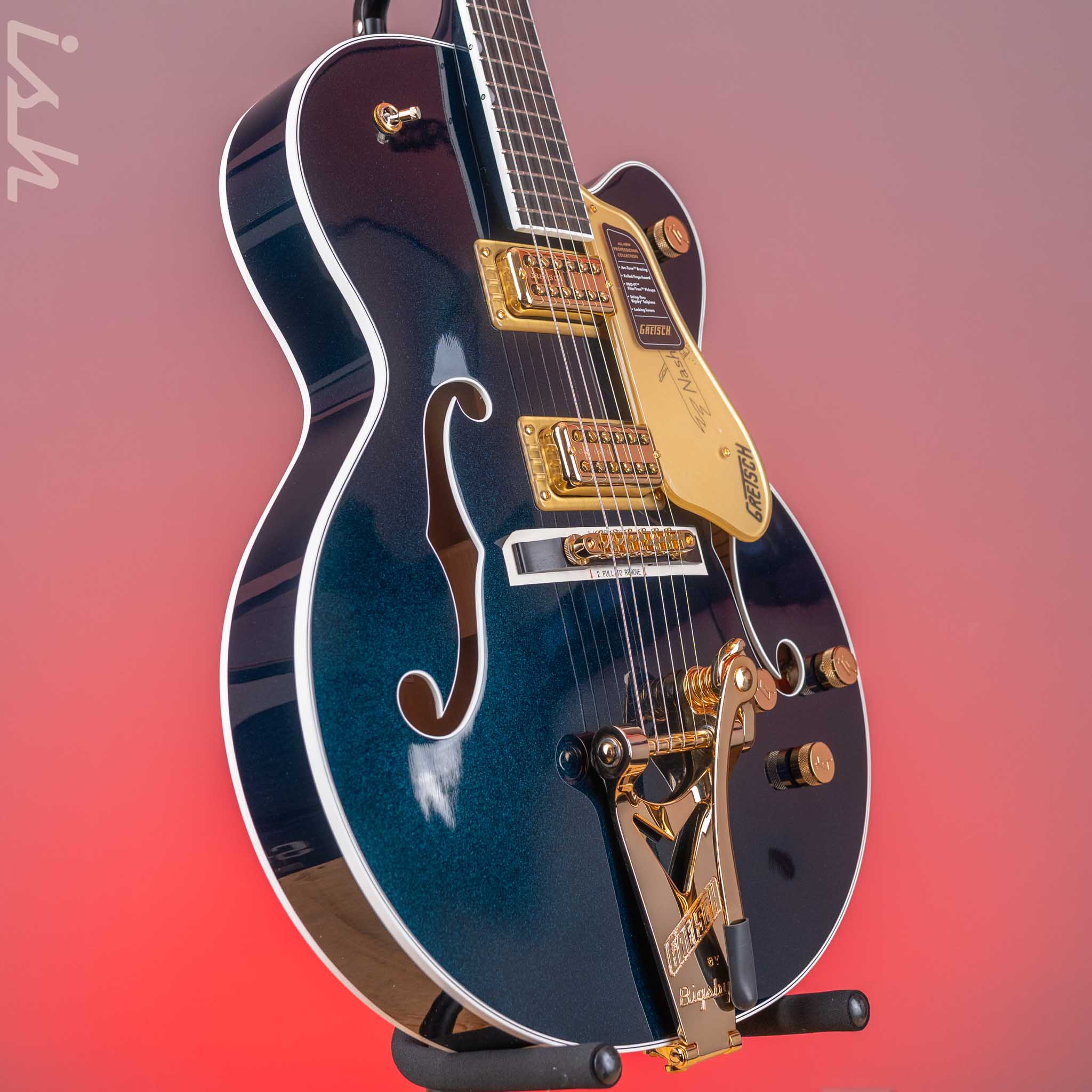 Gretsch Nashville® Hollow Body w/ String-Thru Bigsby® Midnight Sapphire Demo - Image 3