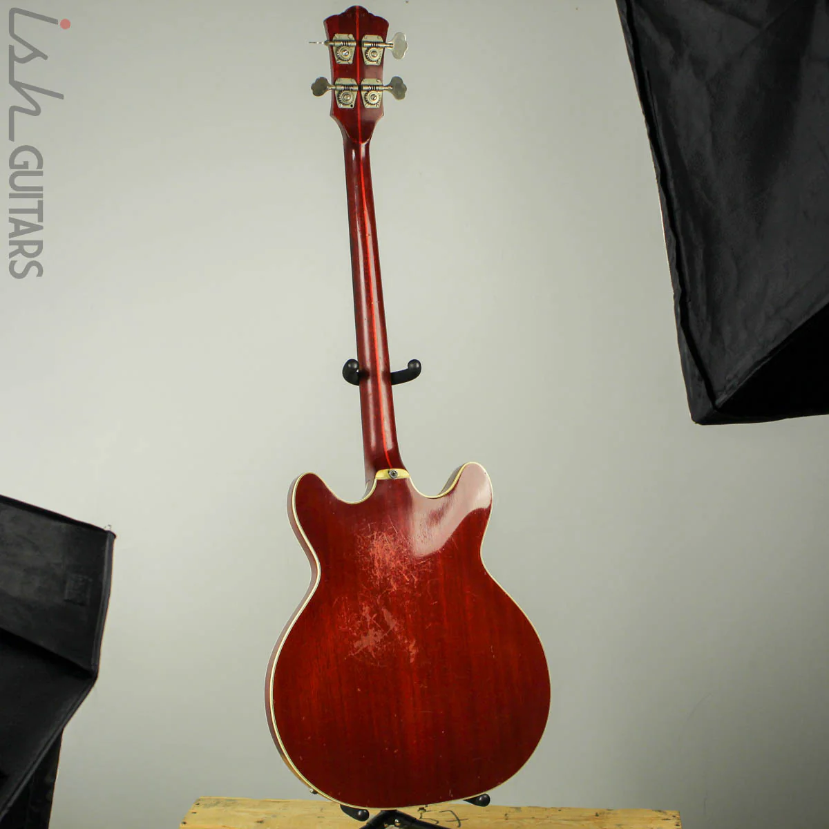 1966 Guild Starfire Hollowbody Bass Cherry with OHSC - Image 10