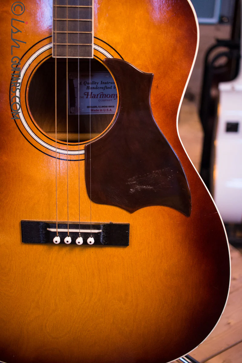 Harmony Acoustic Guitar H4102 Tenor 4 String Vintage - Image 4