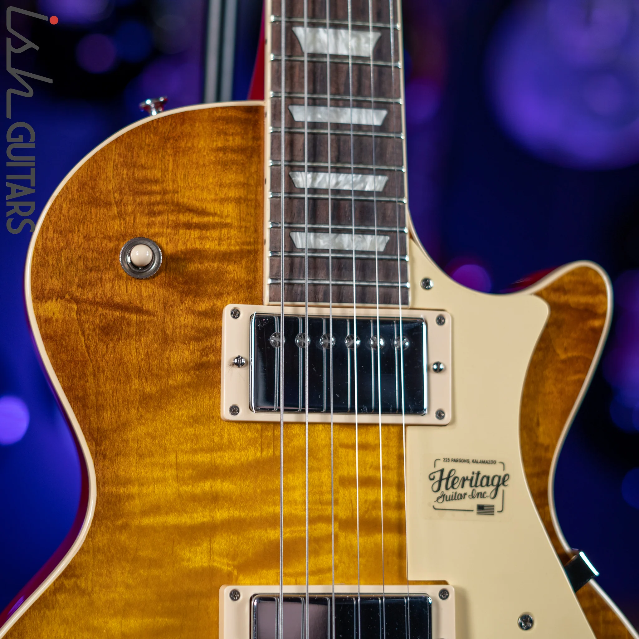 Heritage Standard H-150 Electric Guitar Dirty Lemon Burst Demo - Image 3