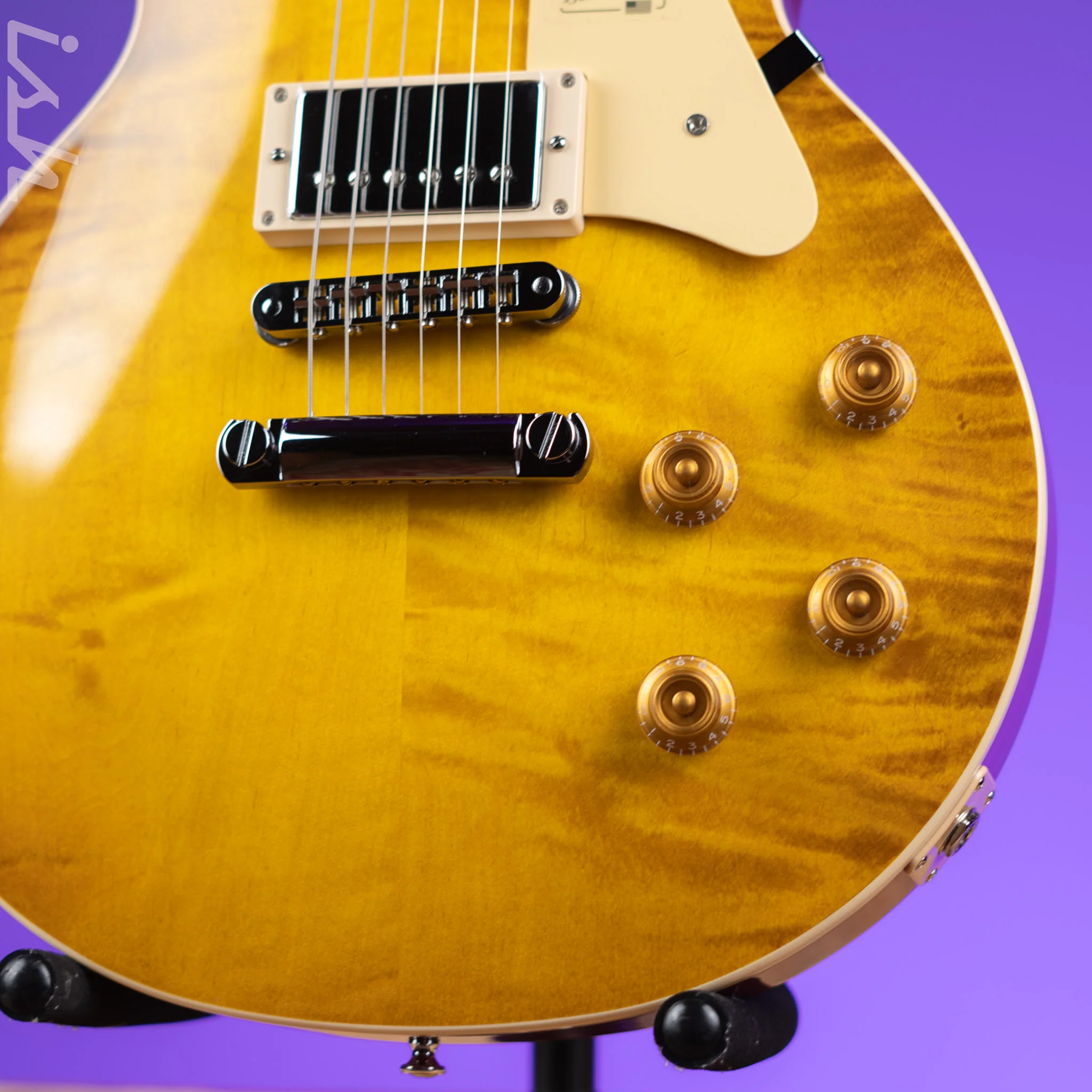 Heritage Standard H-150 Electric Guitar Dirty Lemon Burst Demo - Image 4