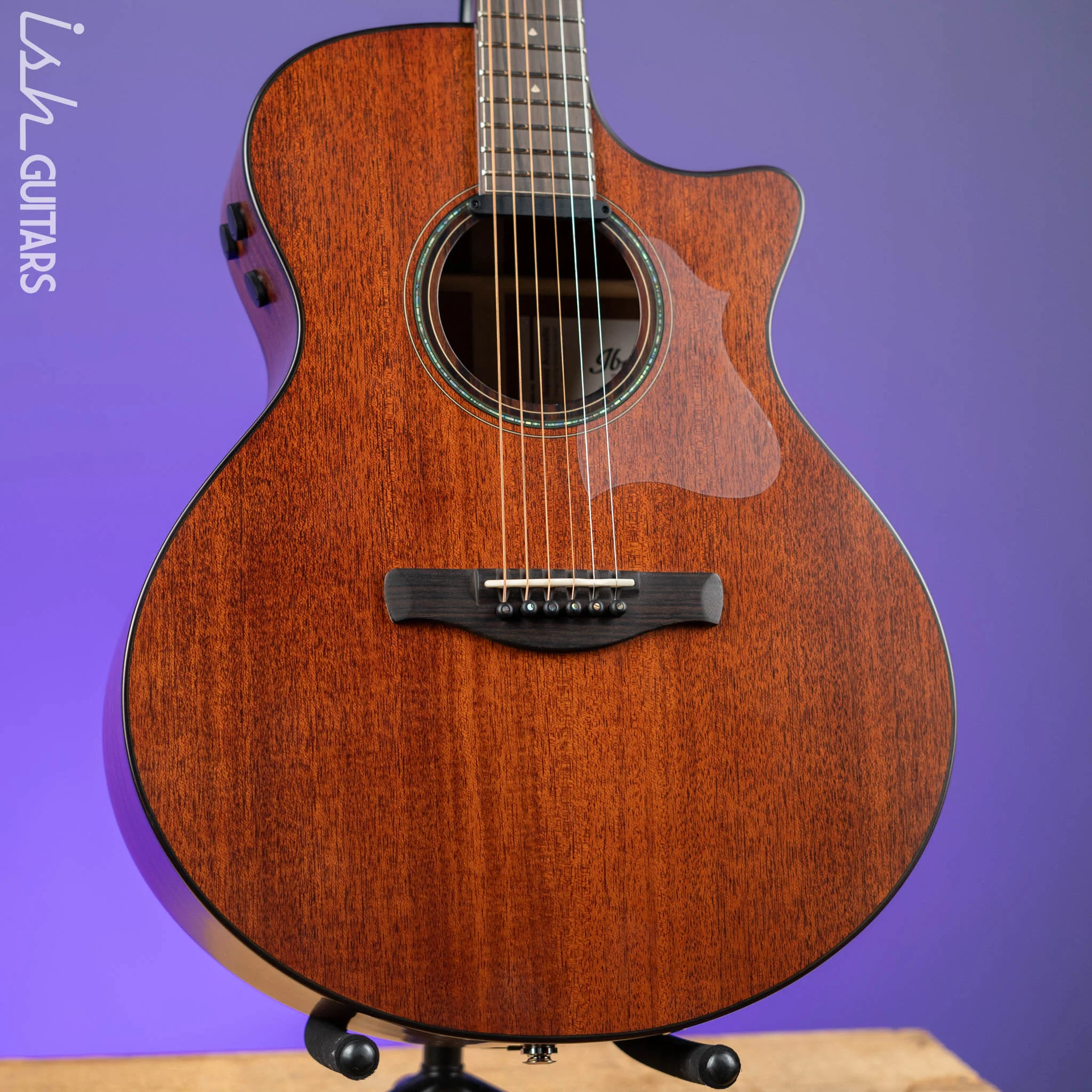 Ibanez AE440 Platinum Collection Acoustic-Electric Guitar Natural Low Gloss Demo