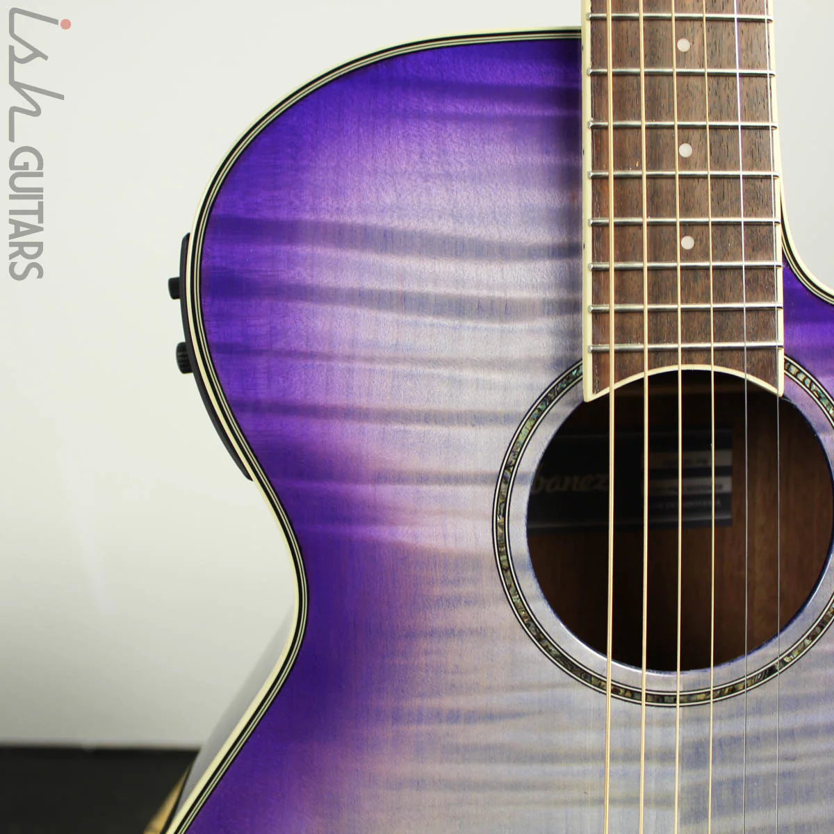 Ibanez AEG18II Purple Iris Burst - Image 4