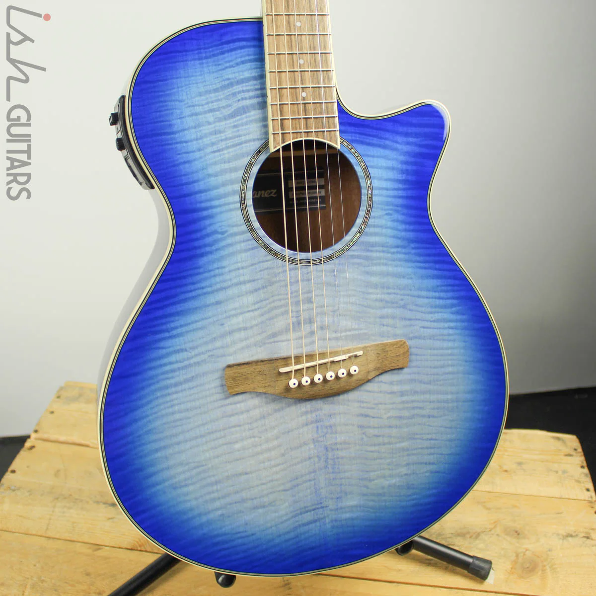 Ibanez AEG19II Acoustic Electric Ocean Blue Burst - Blemished