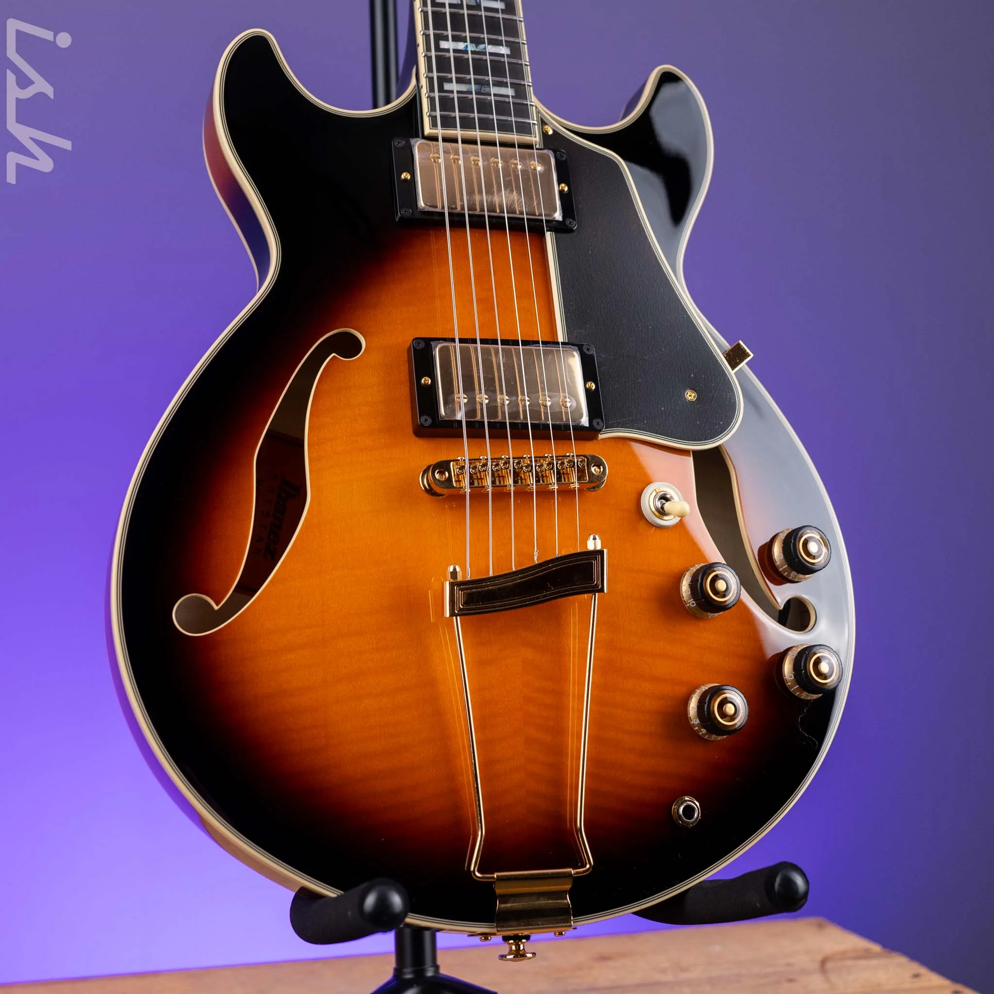 Ibanez AM2000H Hollowbody Electric Guitar Brown Sunburst