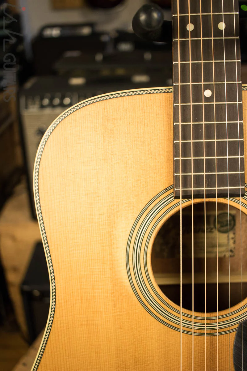 Ibanez Artwood AVD11 Thermo Aged Acoustic Guitar Antique Natural Semi-Gloss - Image 3
