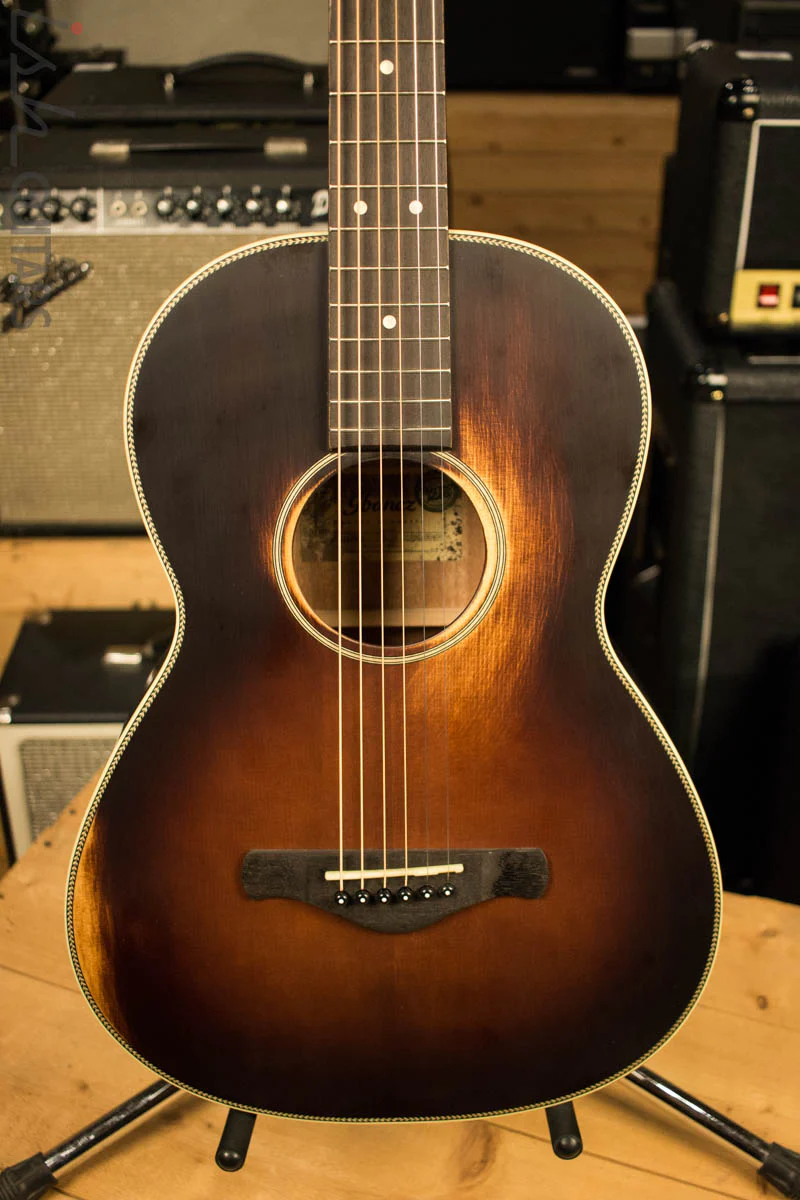 Ibanez AVN11 Artwood Vintage Thermo Aged Acoustic Guitar Antique Brown Sunburst