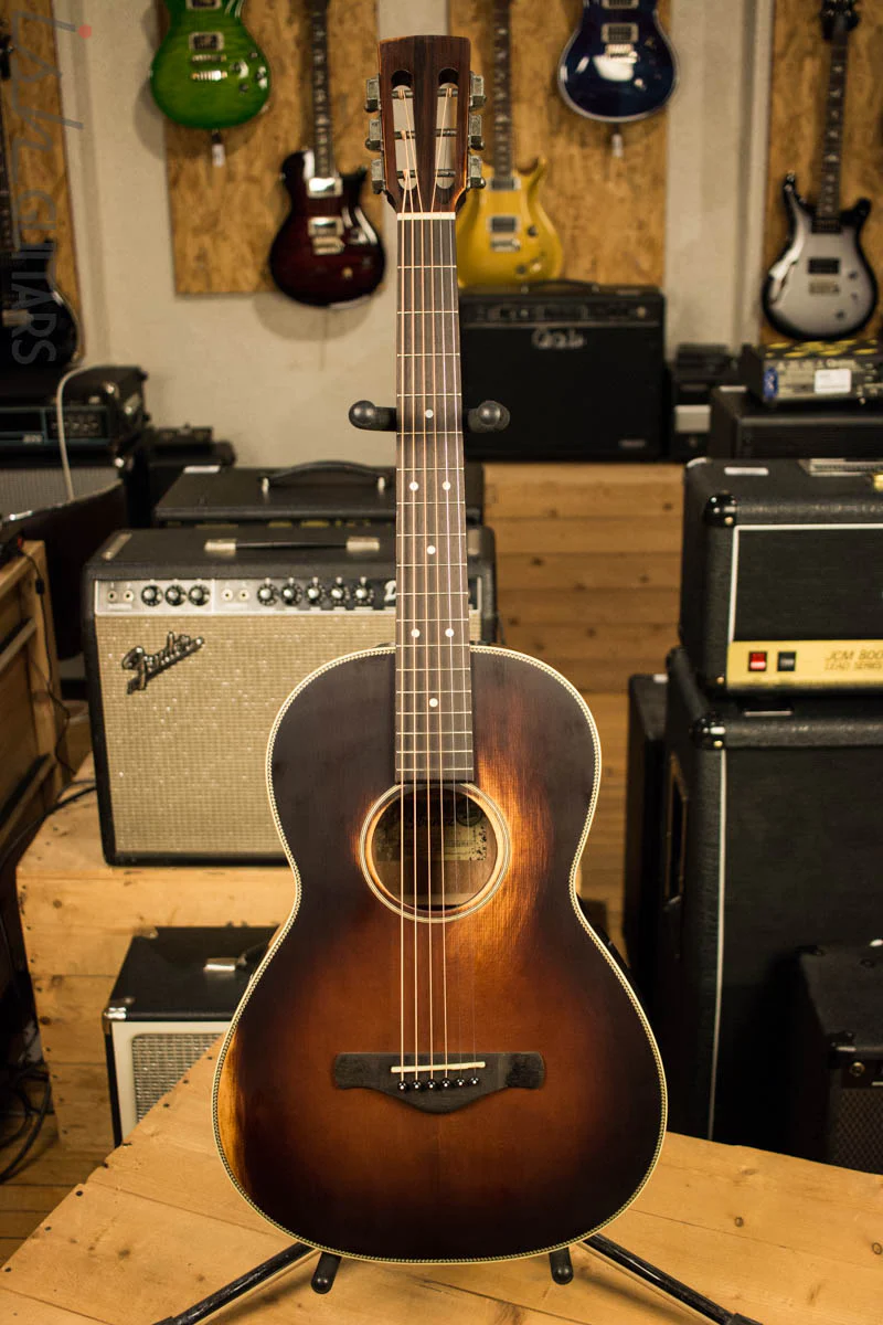 Ibanez AVN11 Artwood Vintage Thermo Aged Acoustic Guitar Antique Brown Sunburst - Image 2