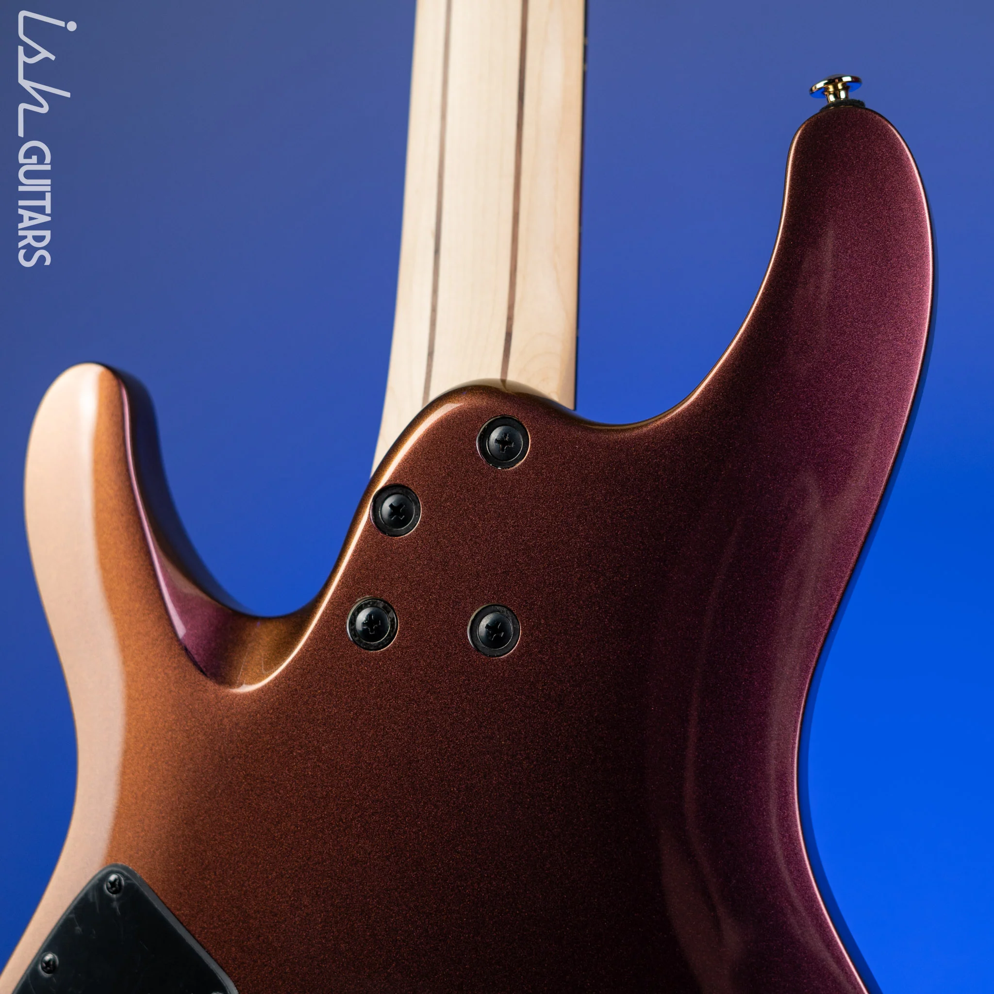 Ibanez Axe Lab Design SML721 Multi-Scale Electric Guitar Rose Gold Chameleon Demo - Image 10