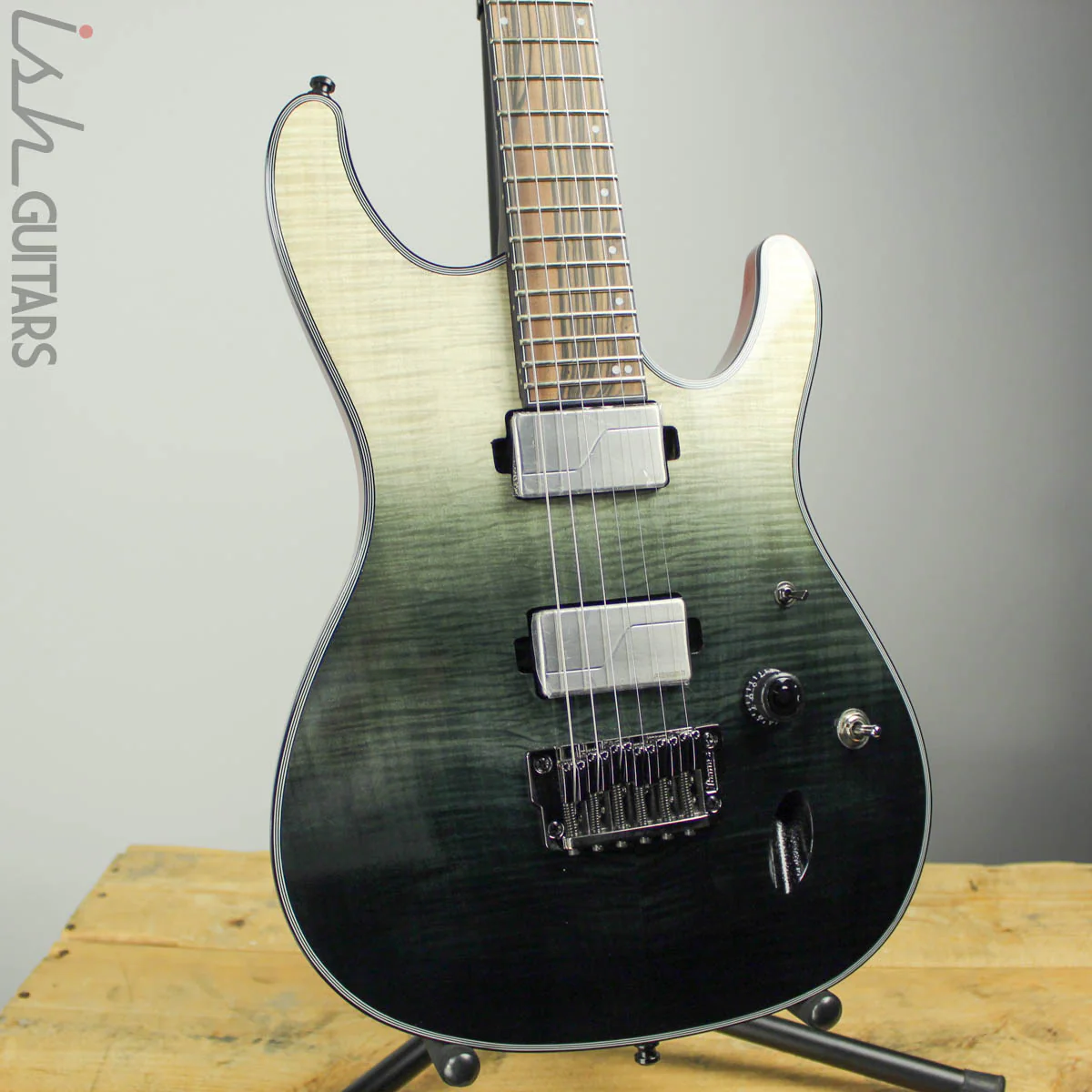 Ibanez Axion Label S61AL Black Mirage Gradation Low Gloss