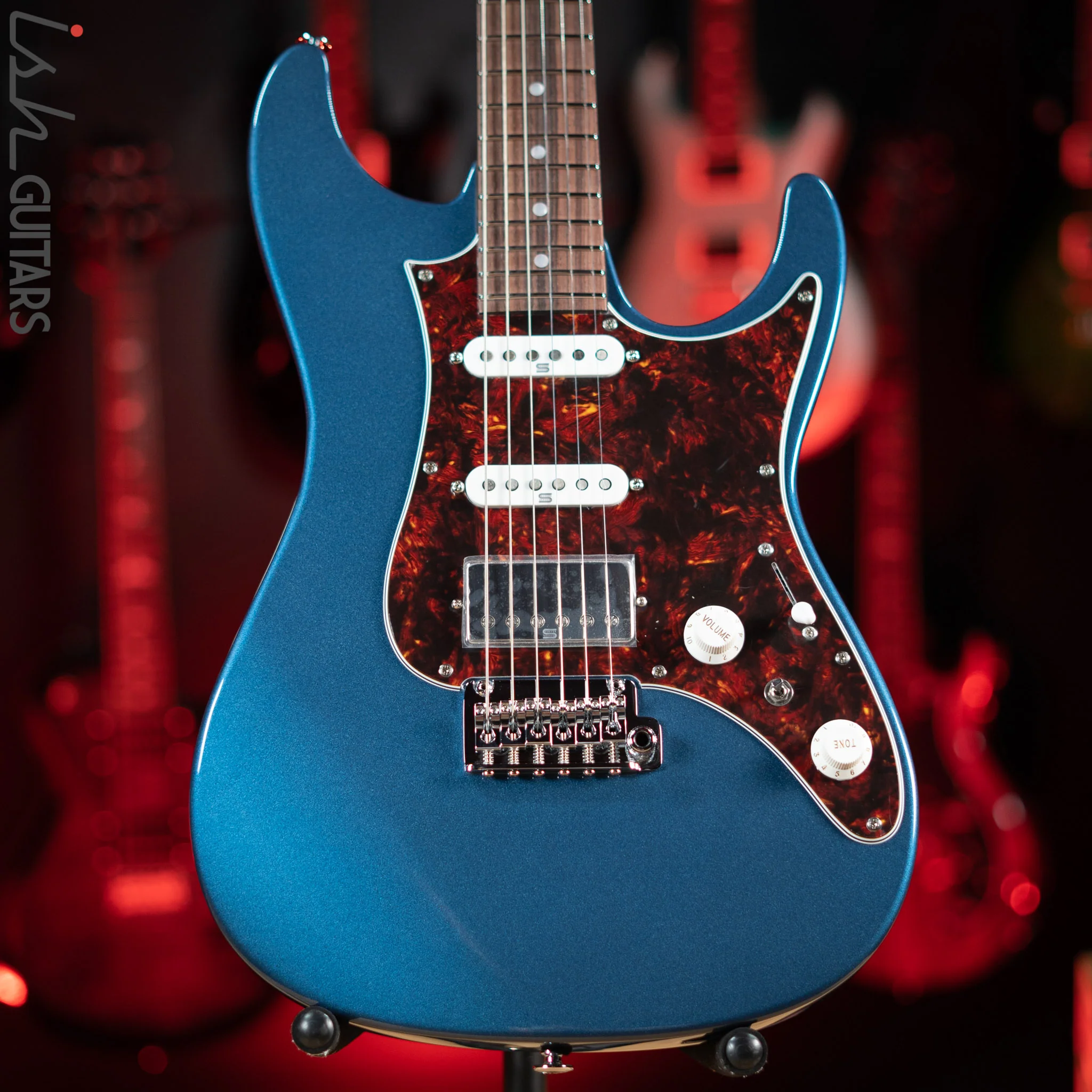 Ibanez AZ2204N Prestige Electric Guitar Prussian Blue Metallic Demo