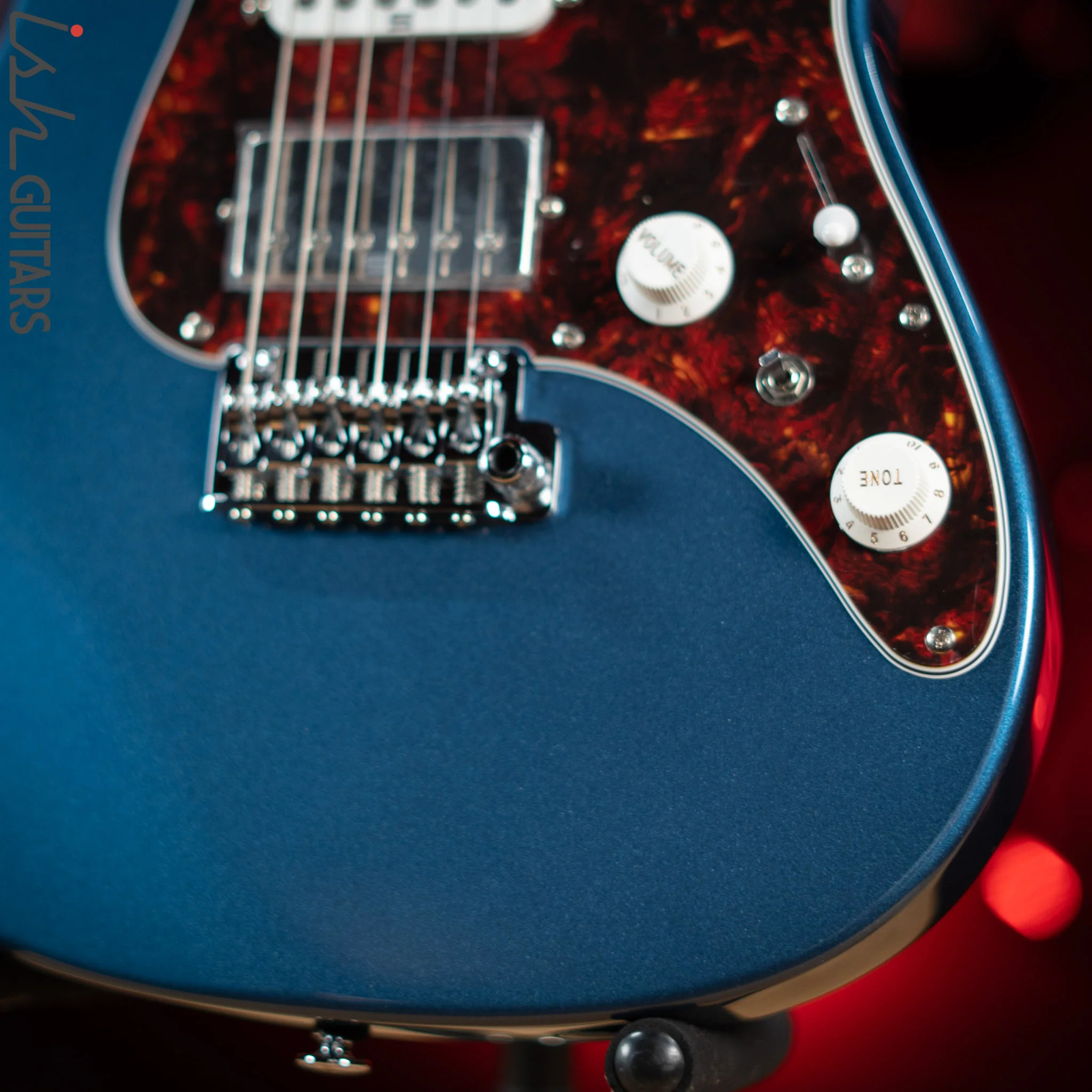 Ibanez AZ2204N Prestige Electric Guitar Prussian Blue Metallic Demo - Image 4