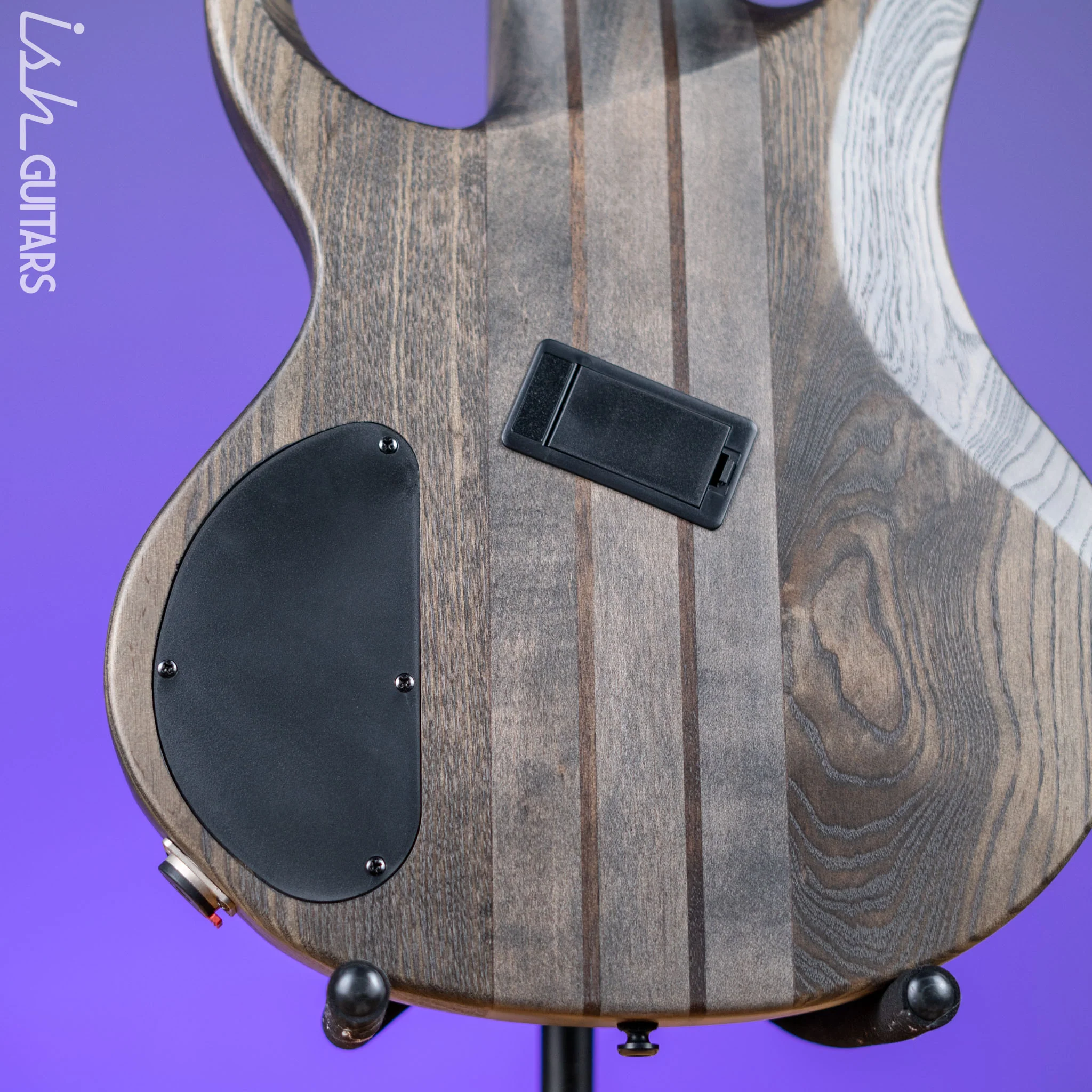 Ibanez BTB806MS Multi-Scale 6-String Bass Transparent Grey Flat Demo - Image 10