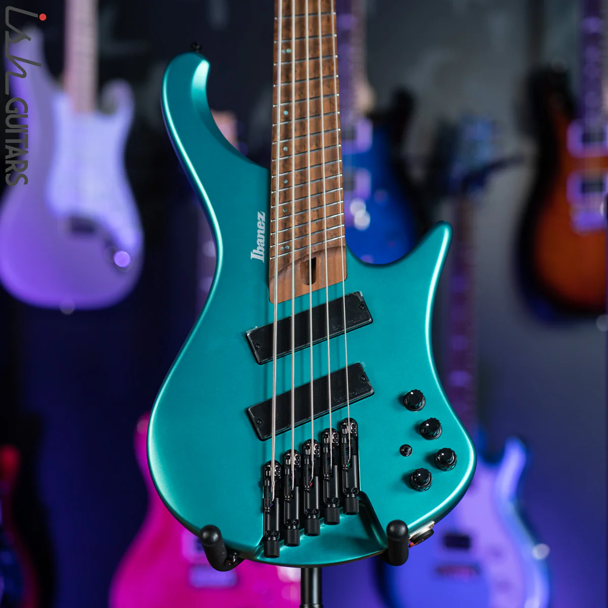 Ibanez EHB1005SMS 5-String Headless Bass Emerald Green Metallic Matte
