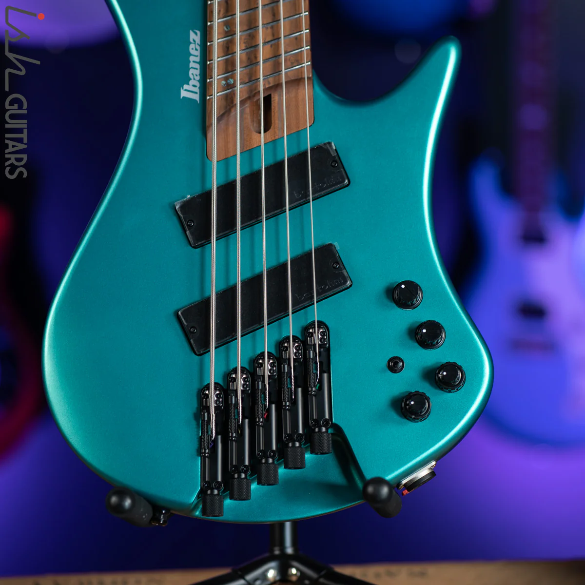 Ibanez EHB1005SMS 5-String Headless Bass Emerald Green Metallic Matte - Image 4