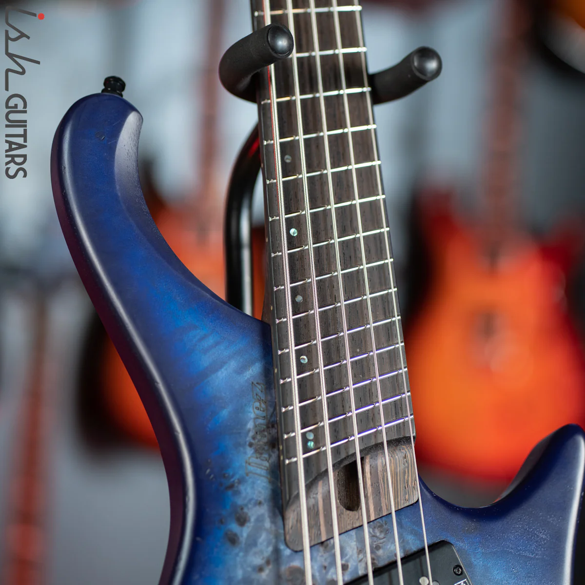 Ibanez EHB1505MS 5-String Multi-Scale Headless Bass Pacific Blue Burst Flat - Image 5