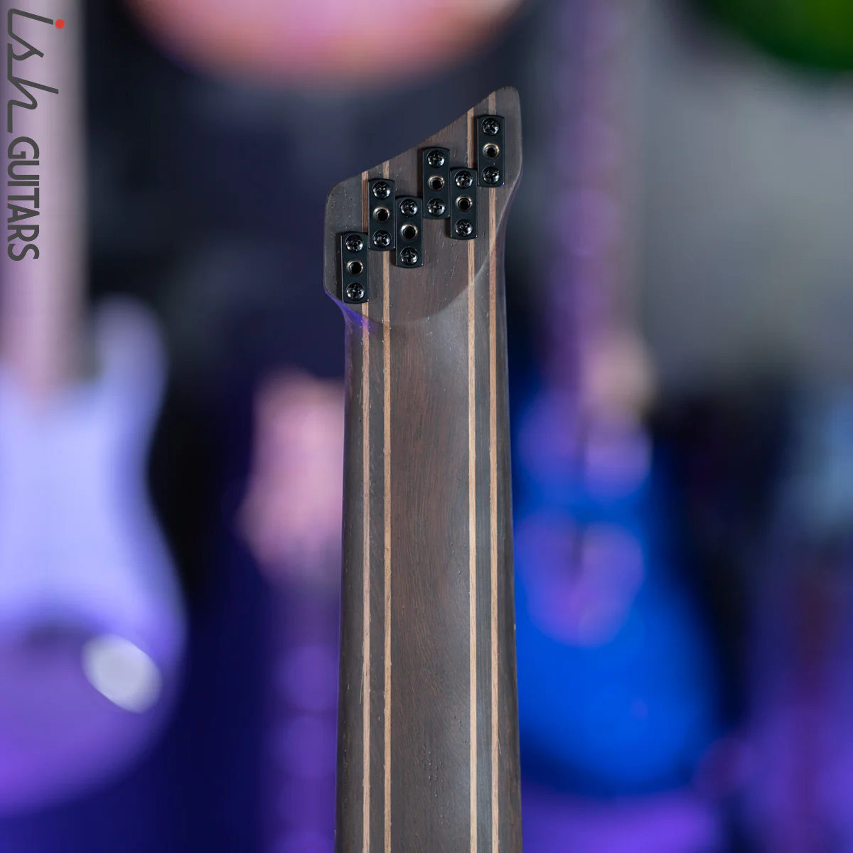 Ibanez EHB1506MS 6-String Headless Bass Black Ice Flat - Image 11