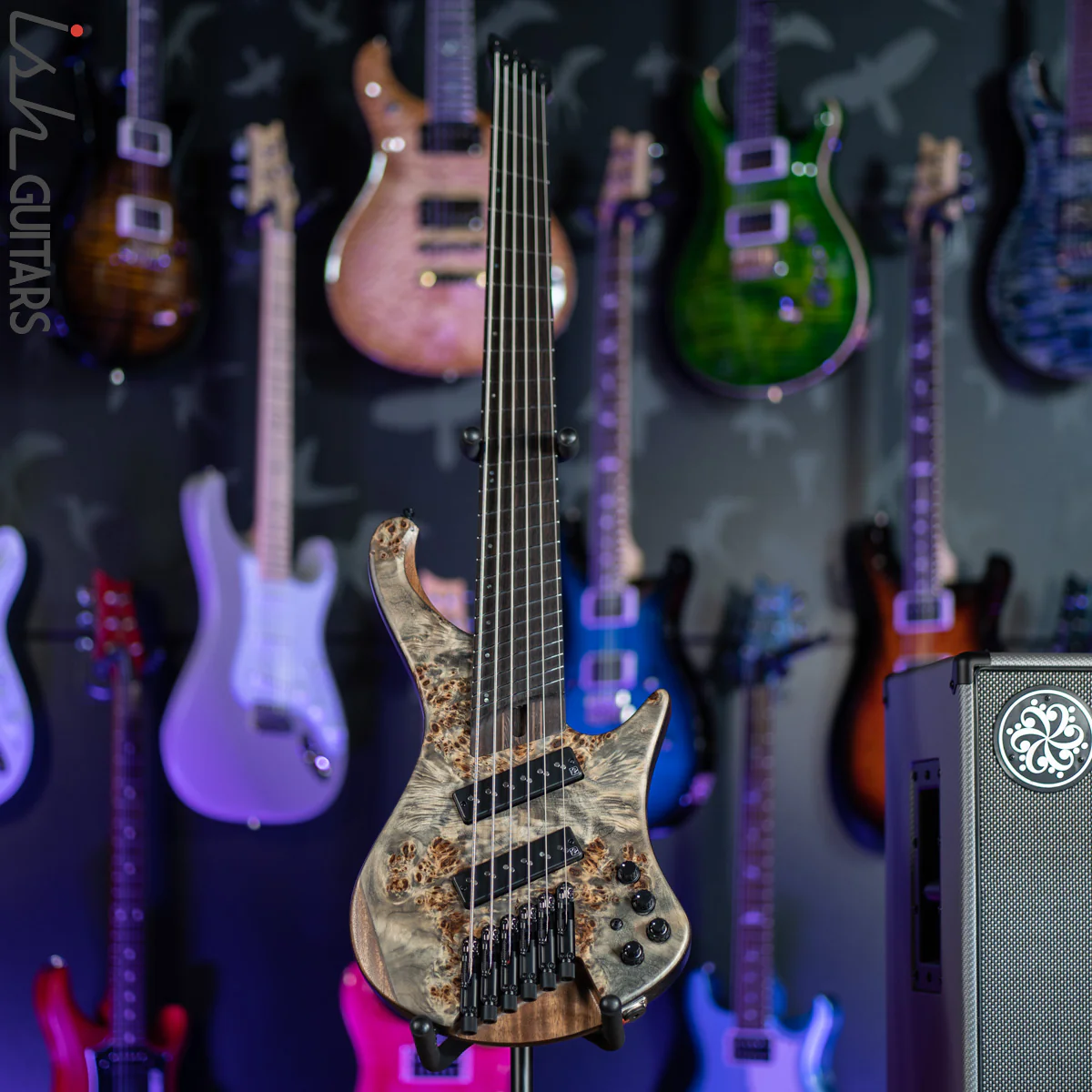 Ibanez EHB1506MS 6-String Headless Bass Black Ice Flat - Image 2