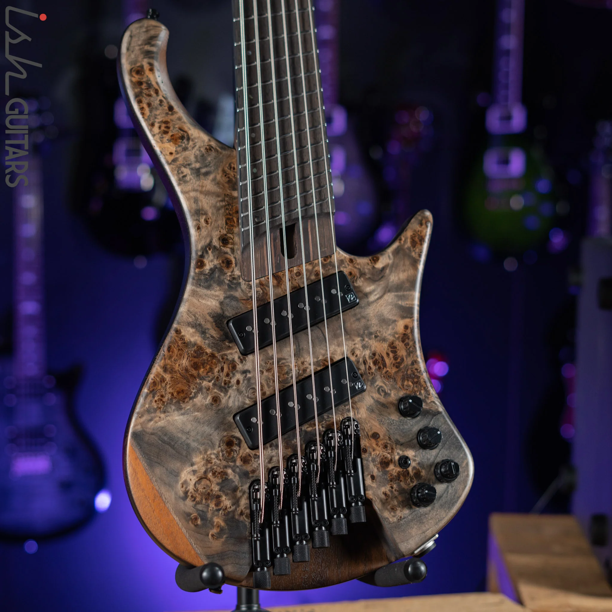 Ibanez EHB1506MS Headless Bass Black Ice Flat