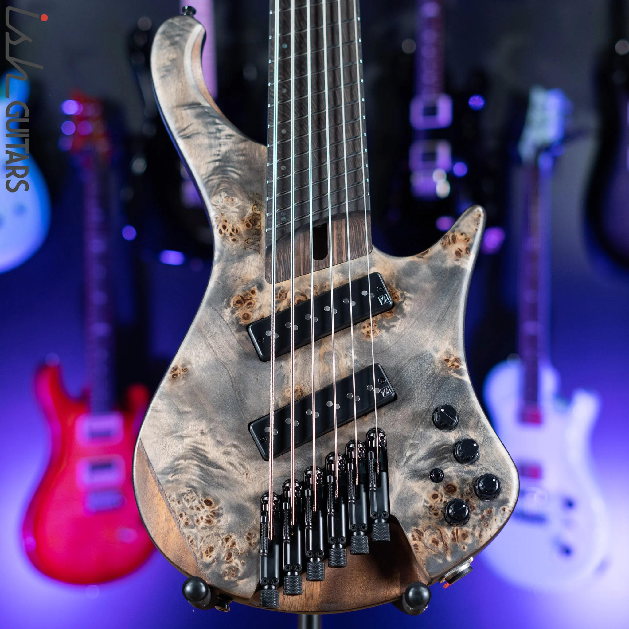 Ibanez EHB1506MS Headless Bass Black Ice Flat