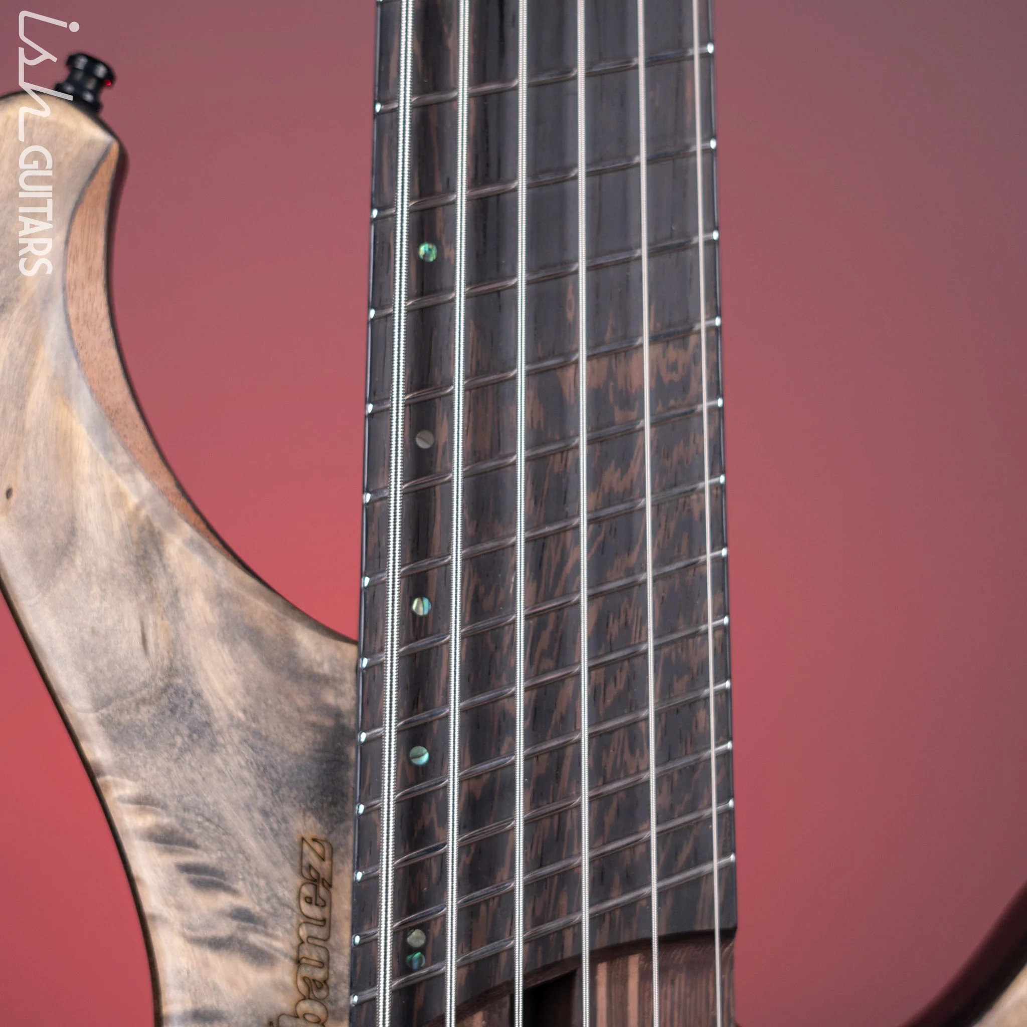 Ibanez EHB1506MS Multi-Scale 6-String Bass Black Ice Flat - Image 5