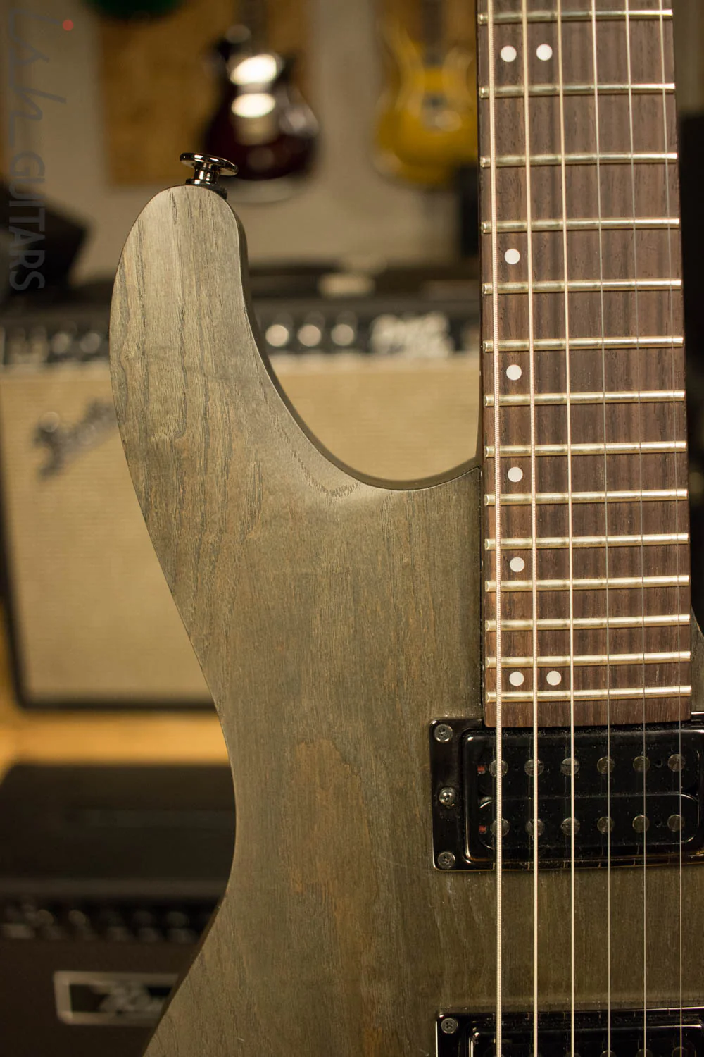 Ibanez PWM100  Paul Waggoner Signature Series Electric Guitar Gray - Image 3