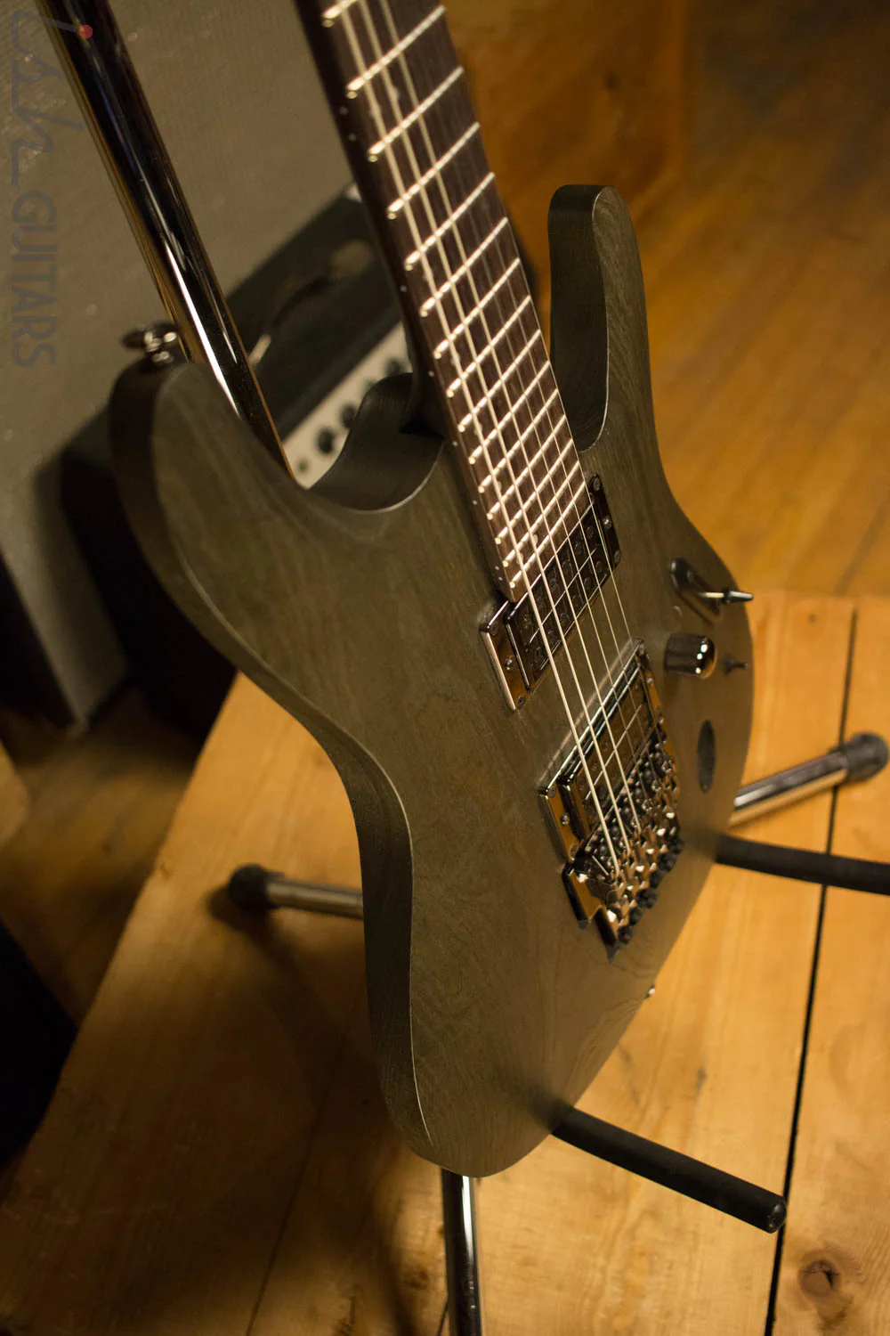 Ibanez PWM100  Paul Waggoner Signature Series Electric Guitar Gray - Image 6