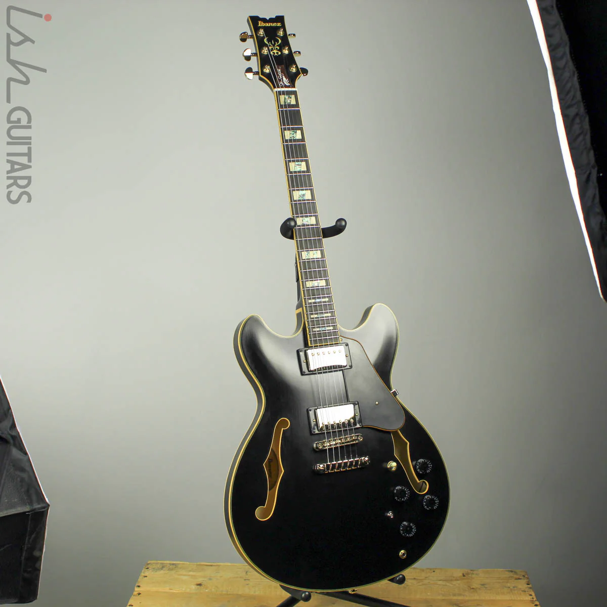 Ibanez JSM20 John Scofield Black w/ Case - Image 2