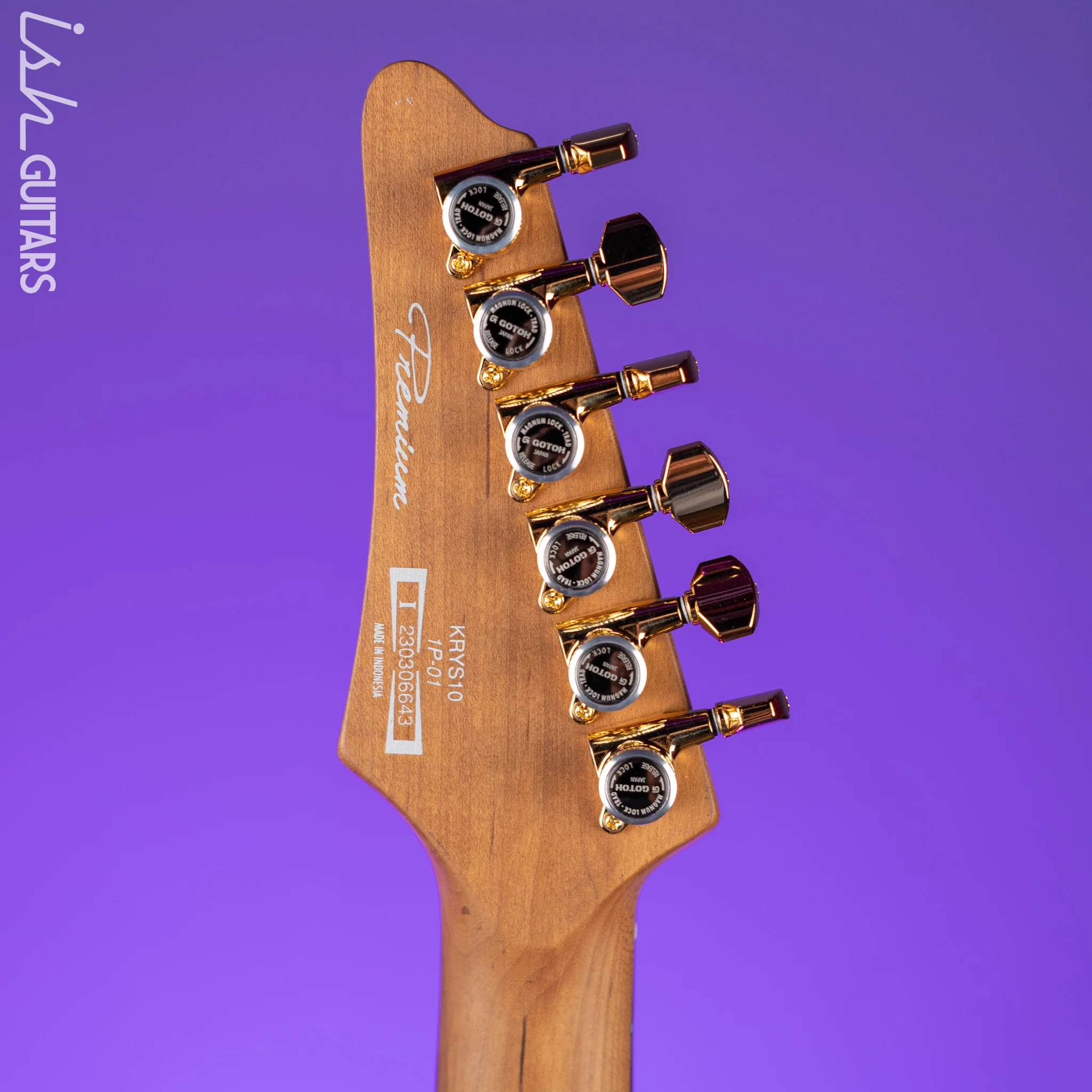 Ibanez KRYS10 Scott LePage Signature Electric Guitar Gold - Image 10
